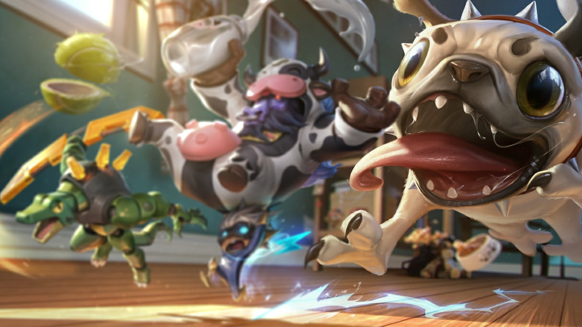 large group of objects, art and craft, close-up, amusement park, representation, no people, multi colored, variation, focus on foreground, quinn league of legends summoners rift kogamp039maw renekton kennen league of legends alistar league of legends, HD Wallpaper