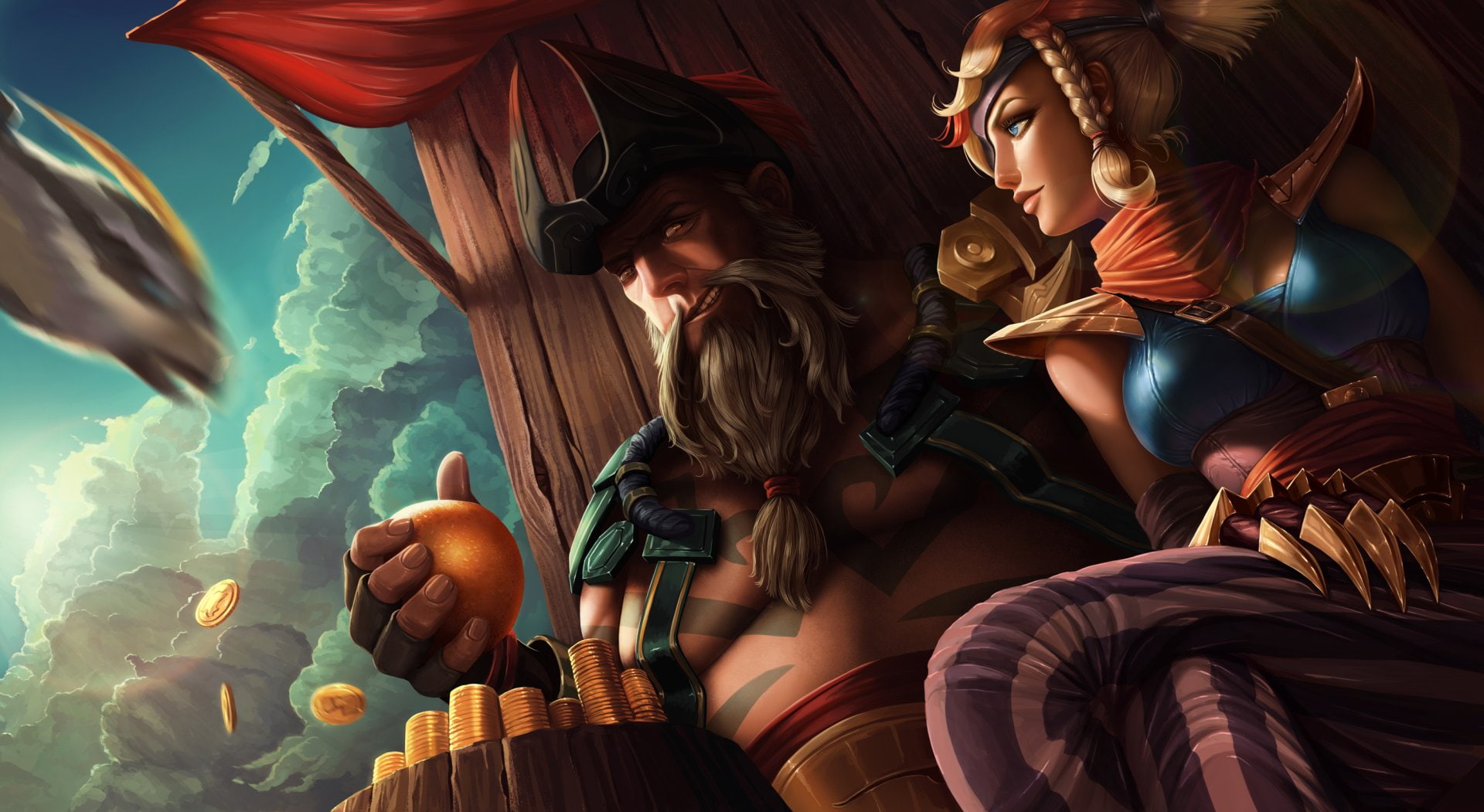 Gangplank (League Of Legends), League Of Legends, 1080P, Video Game, Quinn (League Of Legends), HD Wallpaper