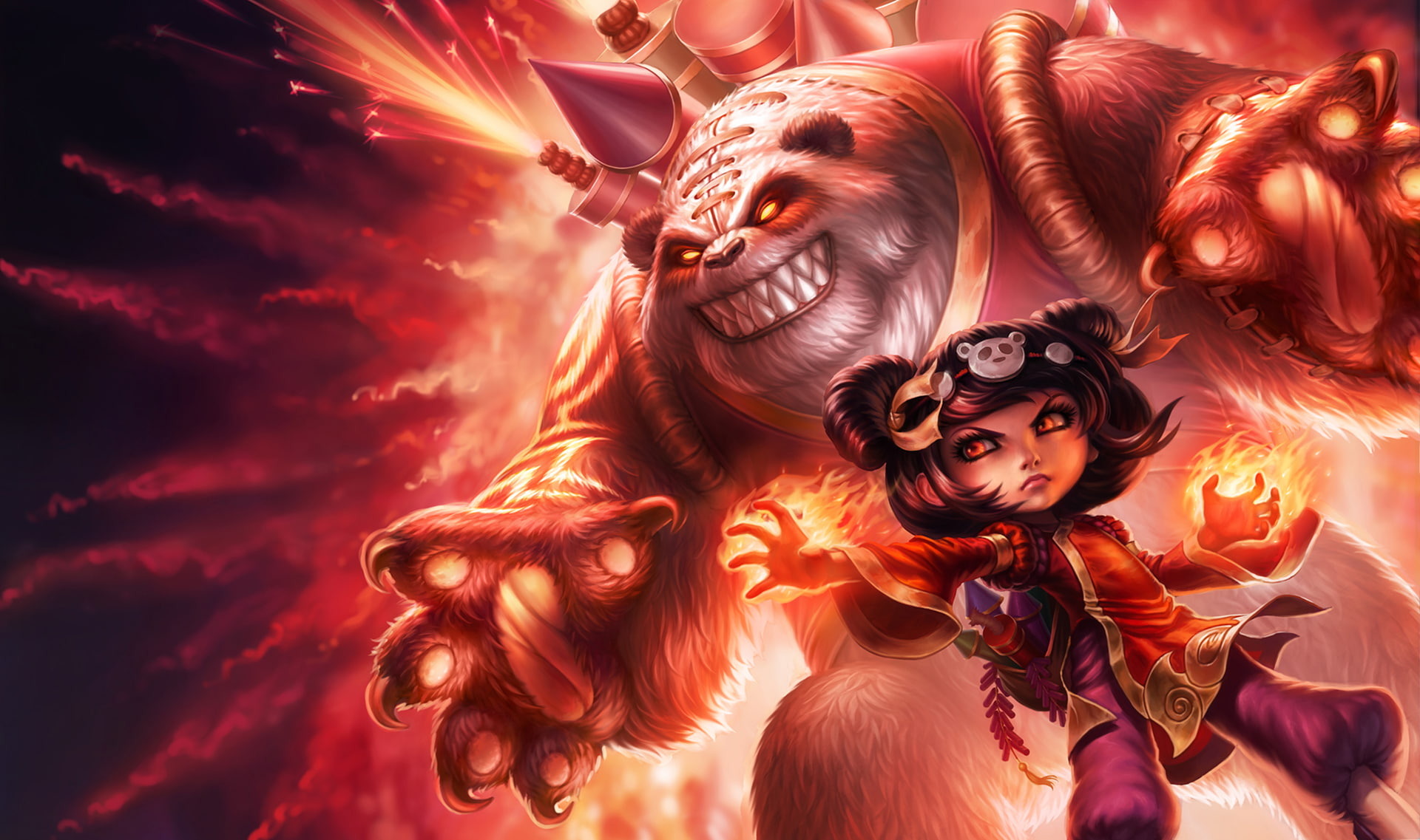 lol, Annie, panda, Dark Child, League of Legends, 1080P, HD Wallpaper