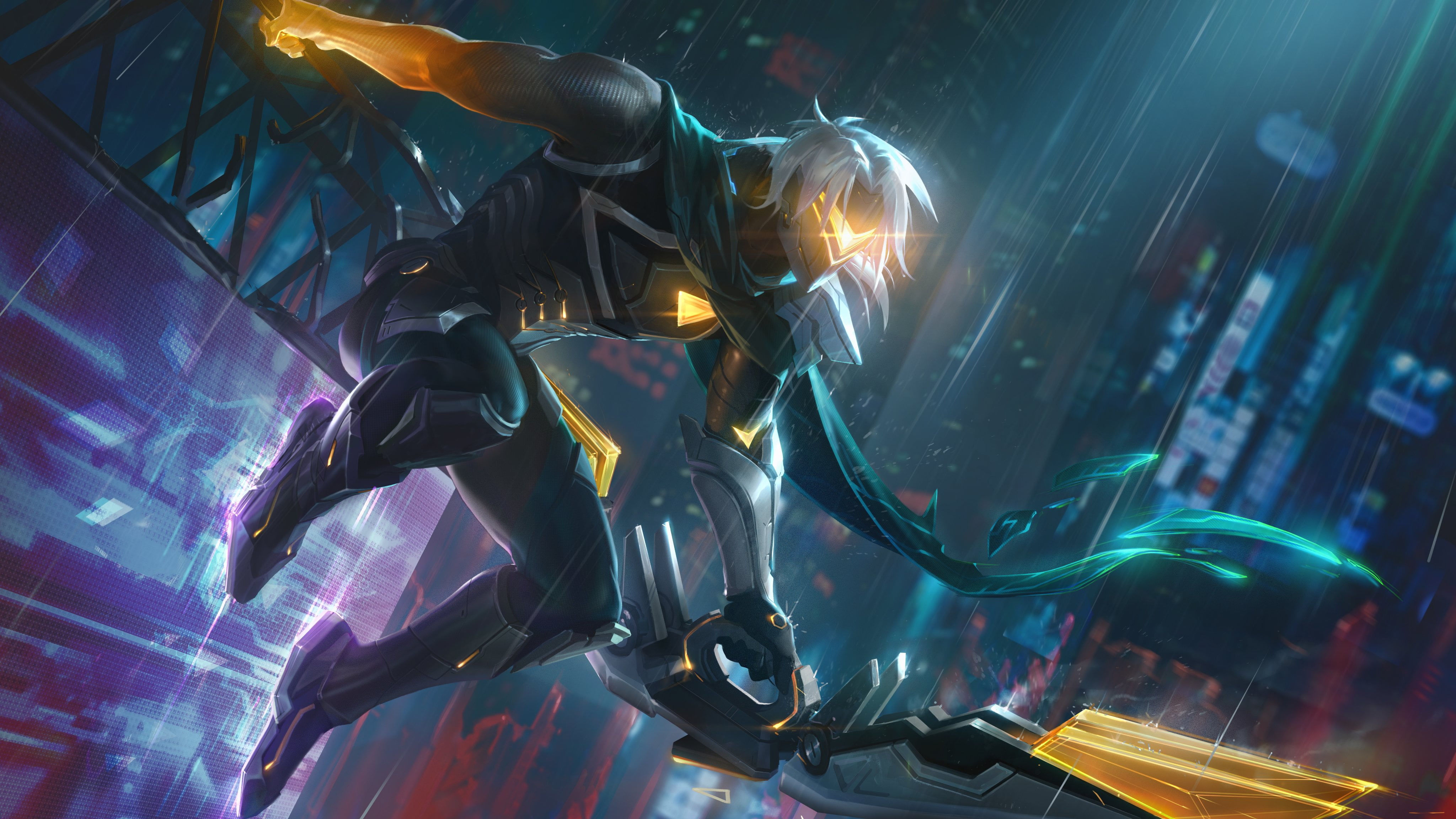 video games, League of Legends, 4K, PROJECT, video game characters, video game art, Varus (League of Legends), game art, HD Wallpaper