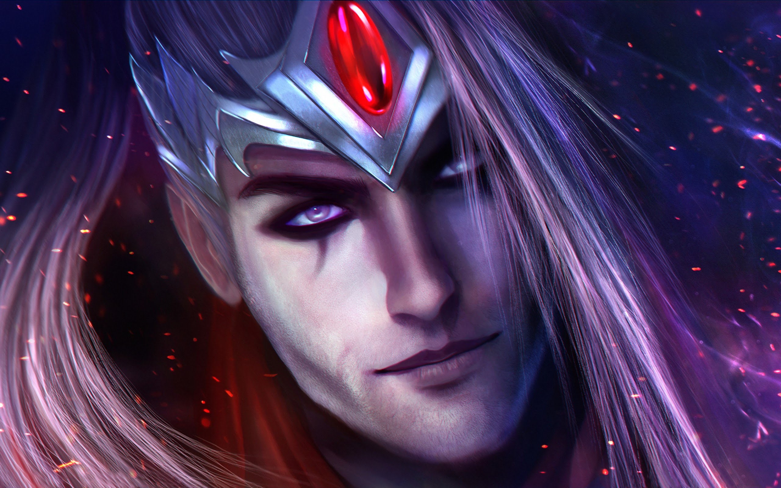 fantasy, mage, abstrac, marksman, 2K, splash, hd, league, art, desktop, legends, varus, HD Wallpaper