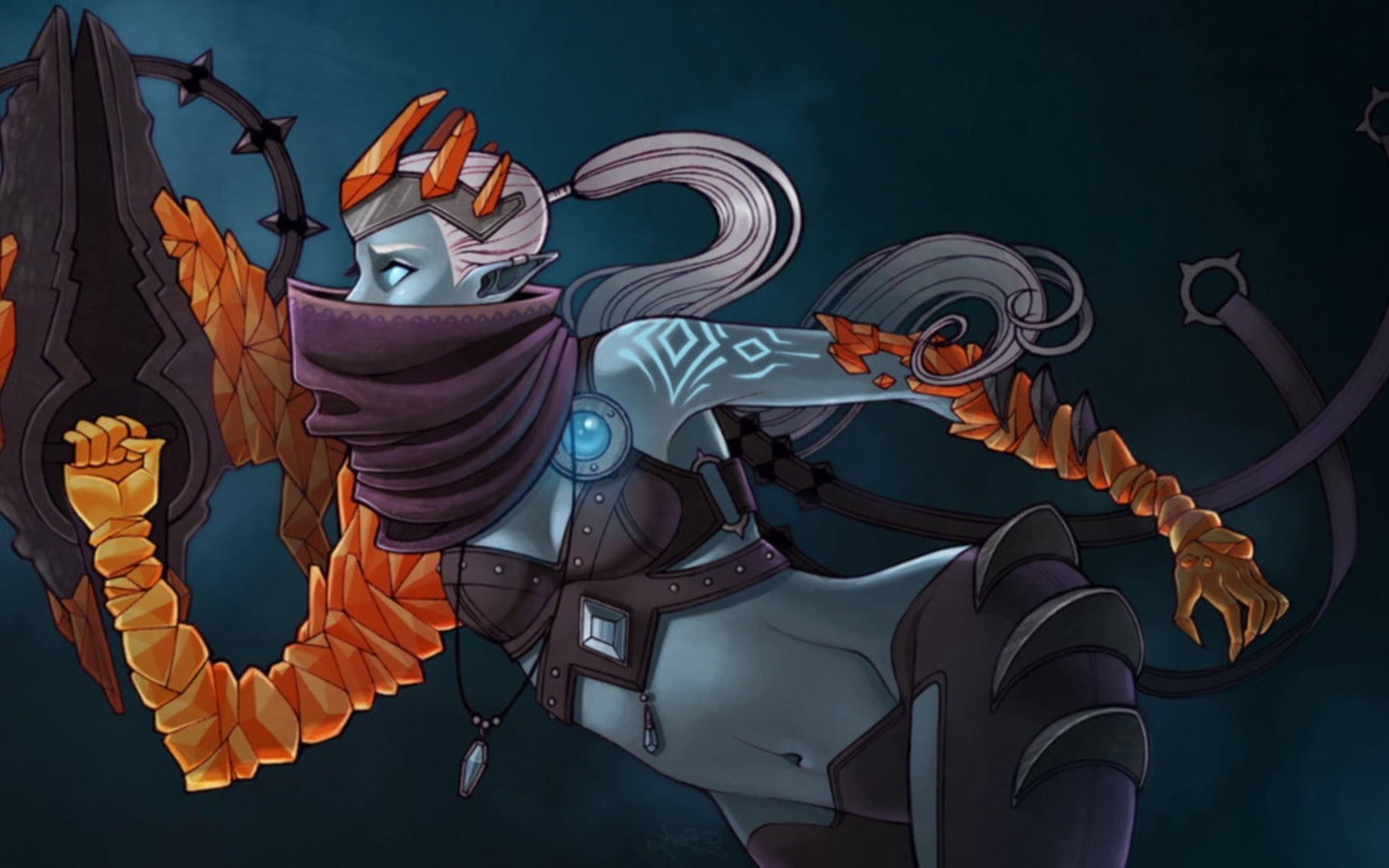720P, fire, orange color, event, League Of Legends, multi colored, night, festival, Varus (League Of Legends), human representation, celebration, art and craft, HD Wallpaper