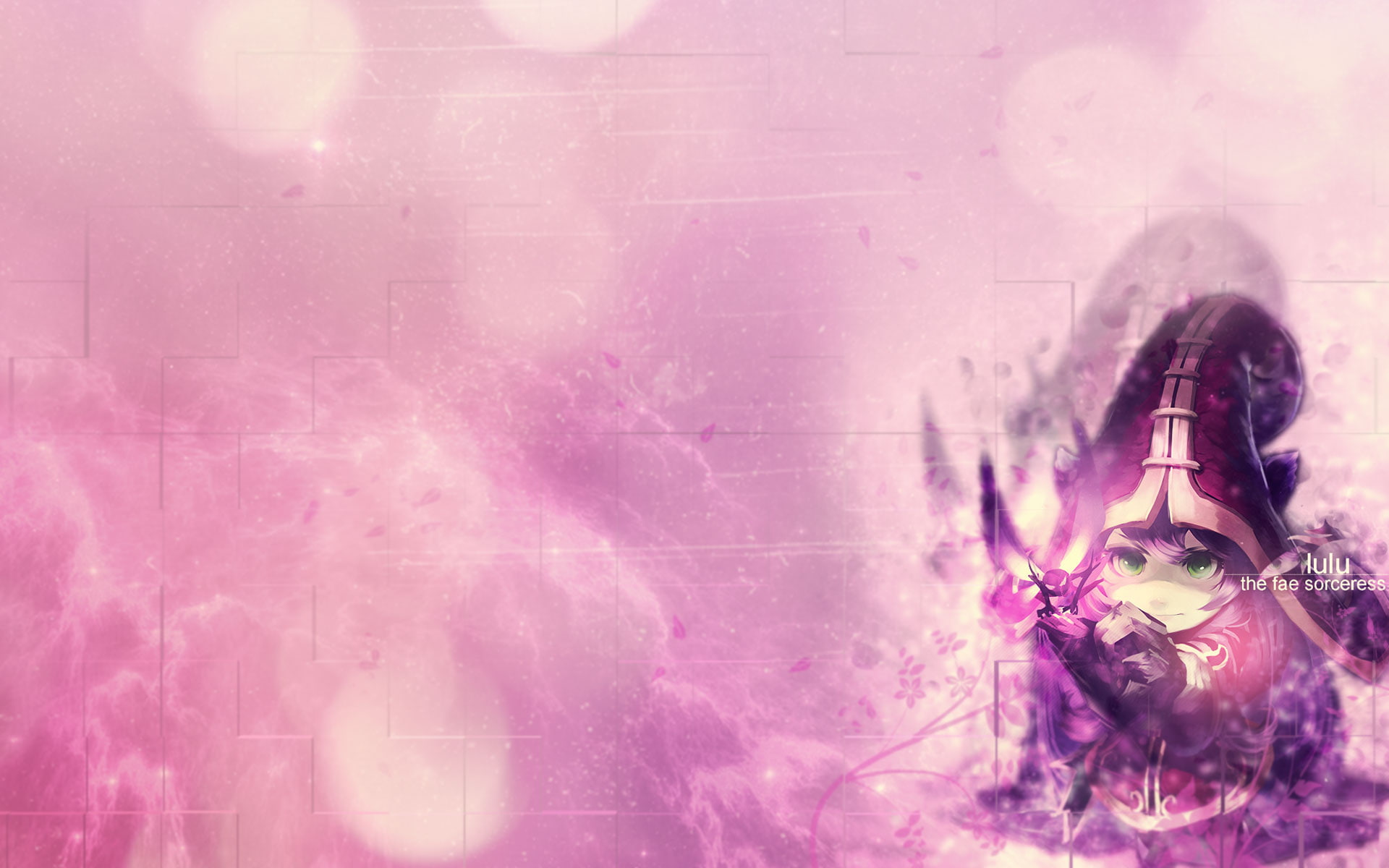 1080P, pink, video games, hd, legends, lulu, league, HD Wallpaper