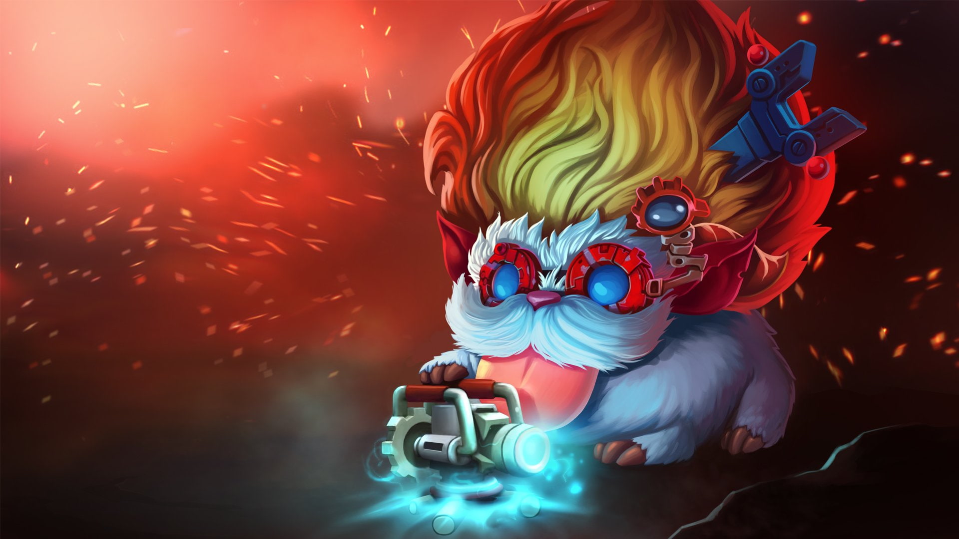 legends, league, 1080P, heimerdinger, HD Wallpaper