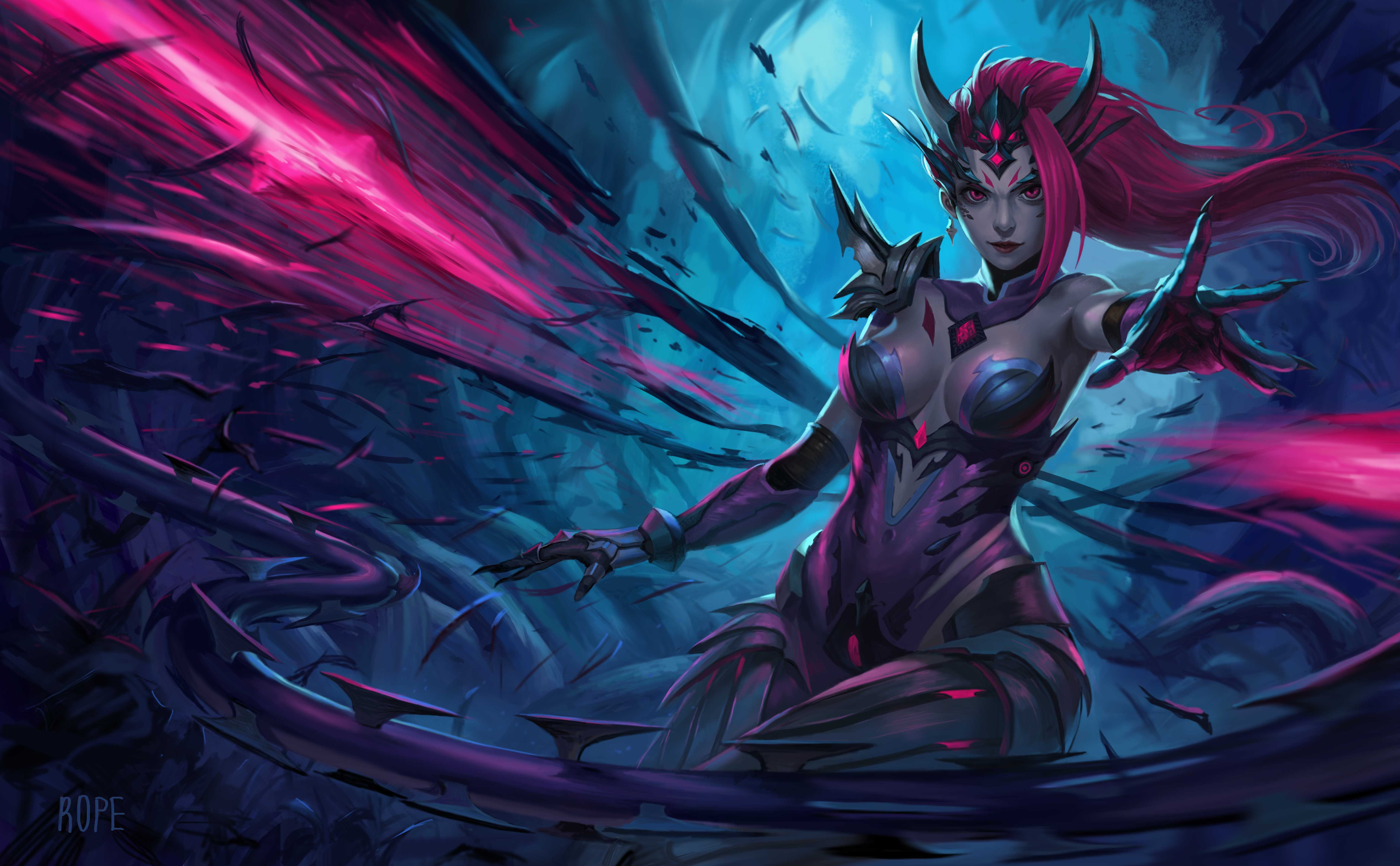 League Of Legends, Zyra (League Of Legends), 5K, Video Game, HD Wallpaper