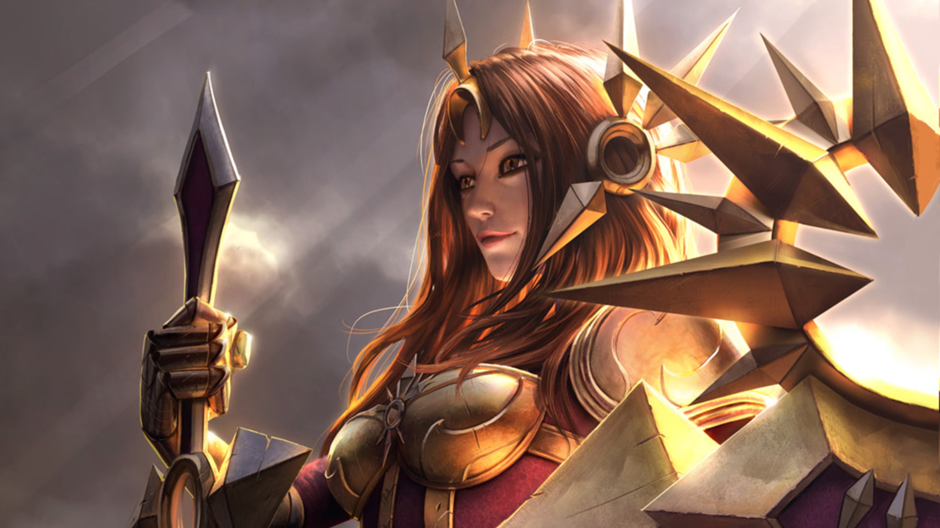 1080P, Video Game, Armor, League Of Legends, Leona (League Of Legends), Woman, HD Wallpaper