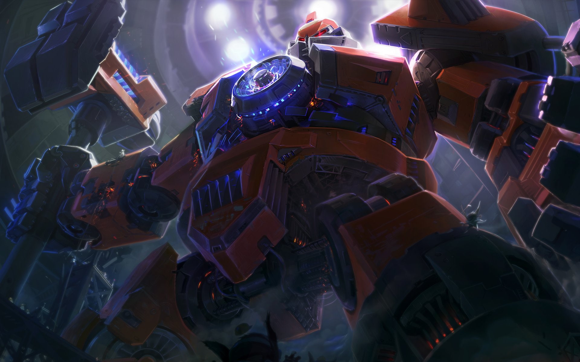 1080P, league, sion, zero, mecha, legends, HD Wallpaper