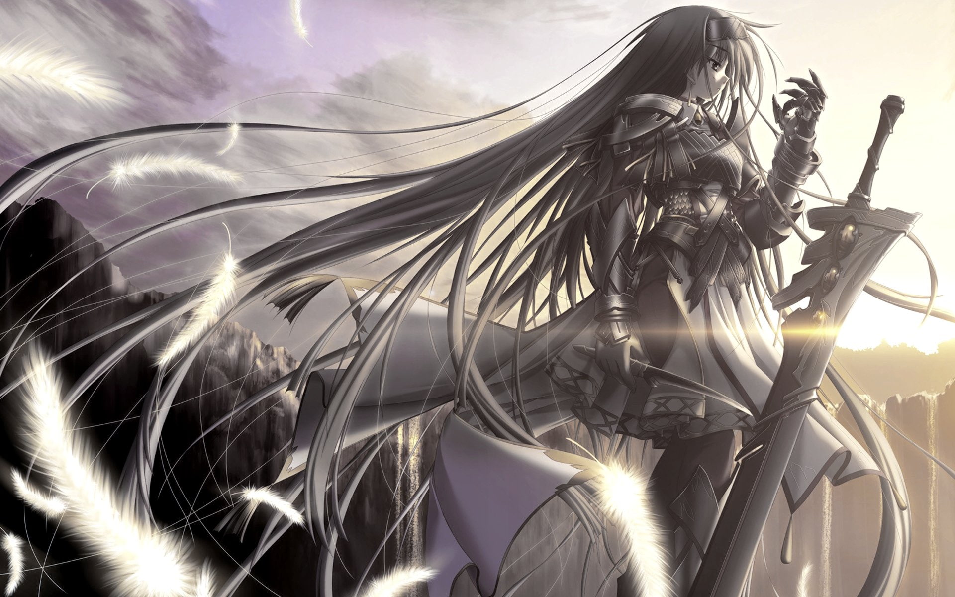 link, primitive, sione, novels, visual, swords, 1080P, HD Wallpaper