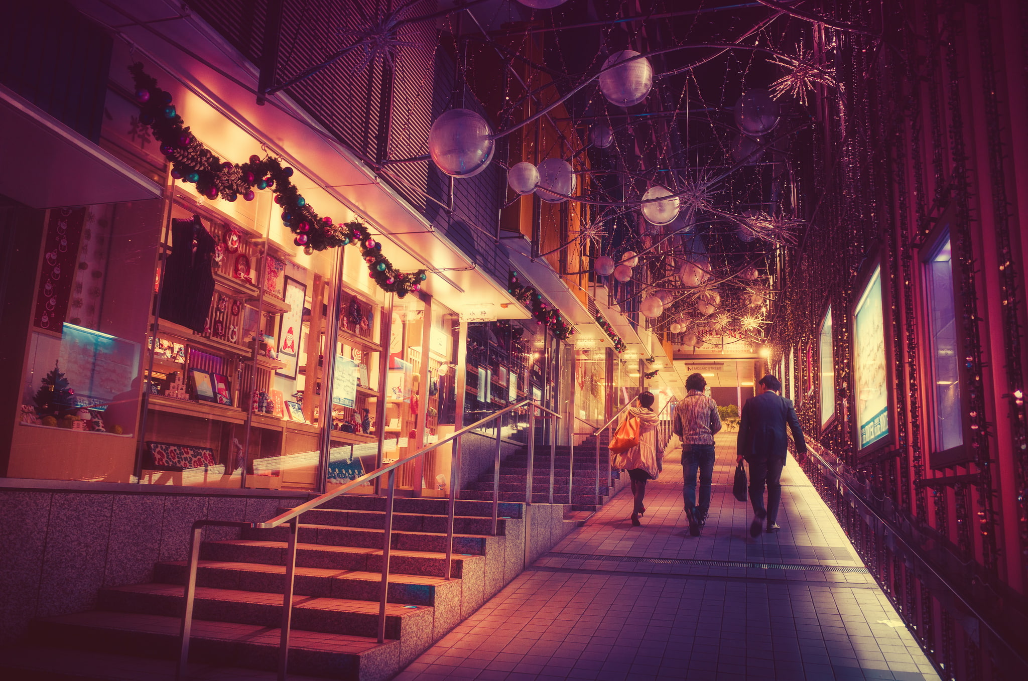 neon, Japan, 1080P, Masashi Wakui, night, HD Wallpaper