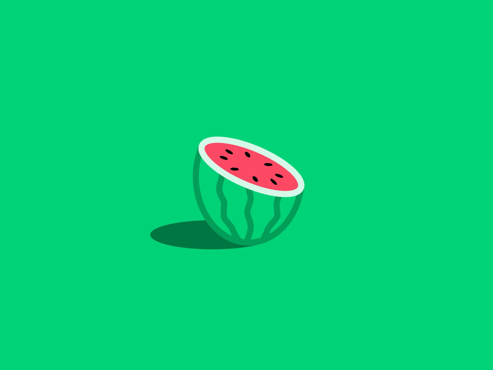 bokeh, watermelon, minimalism, 1080P, minimal, red, Melon, fruit, HD Wallpaper