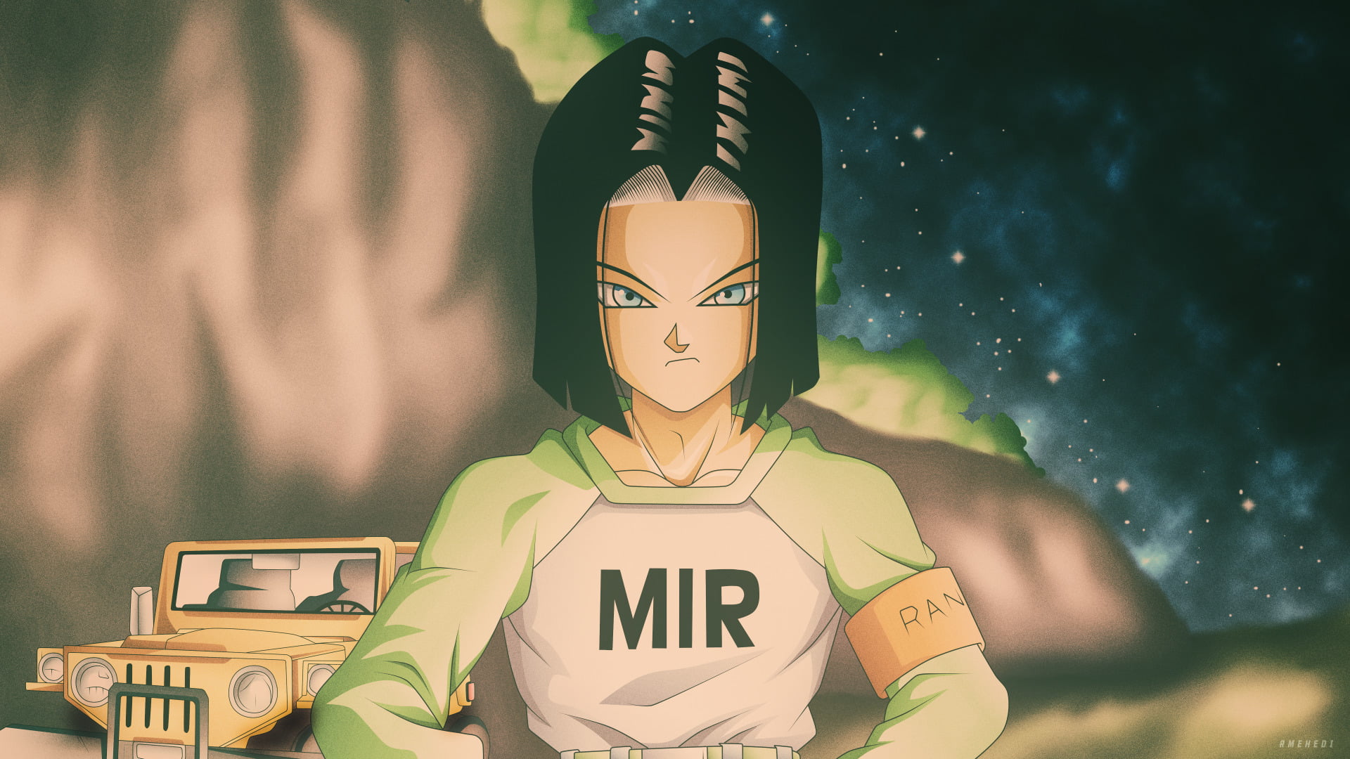 sport, representation, clothing, human representation, one person, Dragon Ball Super, art and craft, Android 17 (Dragon Ball), real people, front view, HD Wallpaper