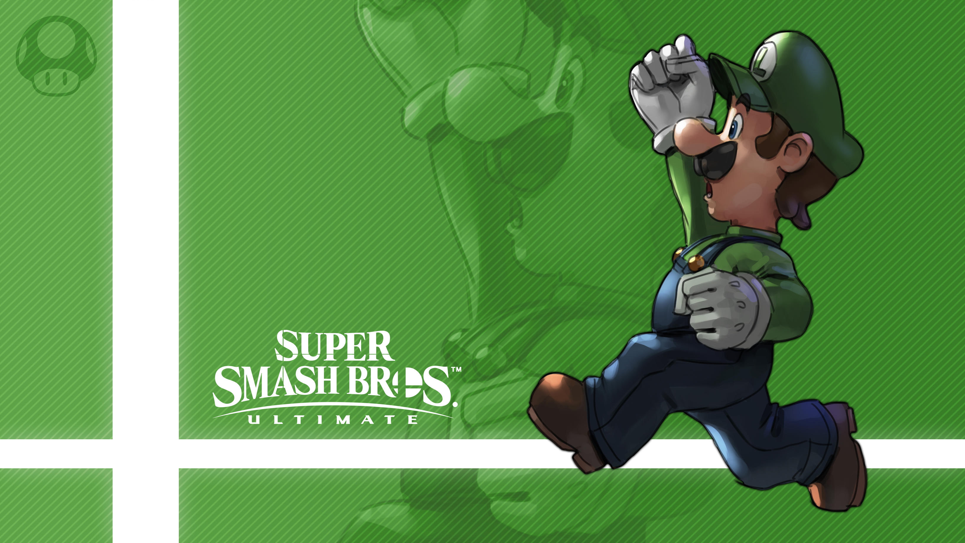 2K, Luigi, Super Smash Bros. Ultimate, Video Game, HD Wallpaper