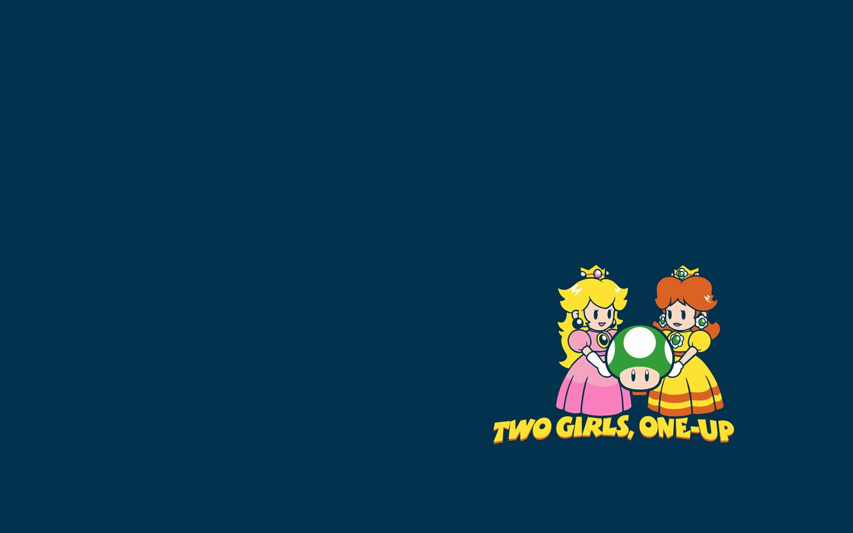 mario, one up, daisy, 720P, peach, princess, HD Wallpaper