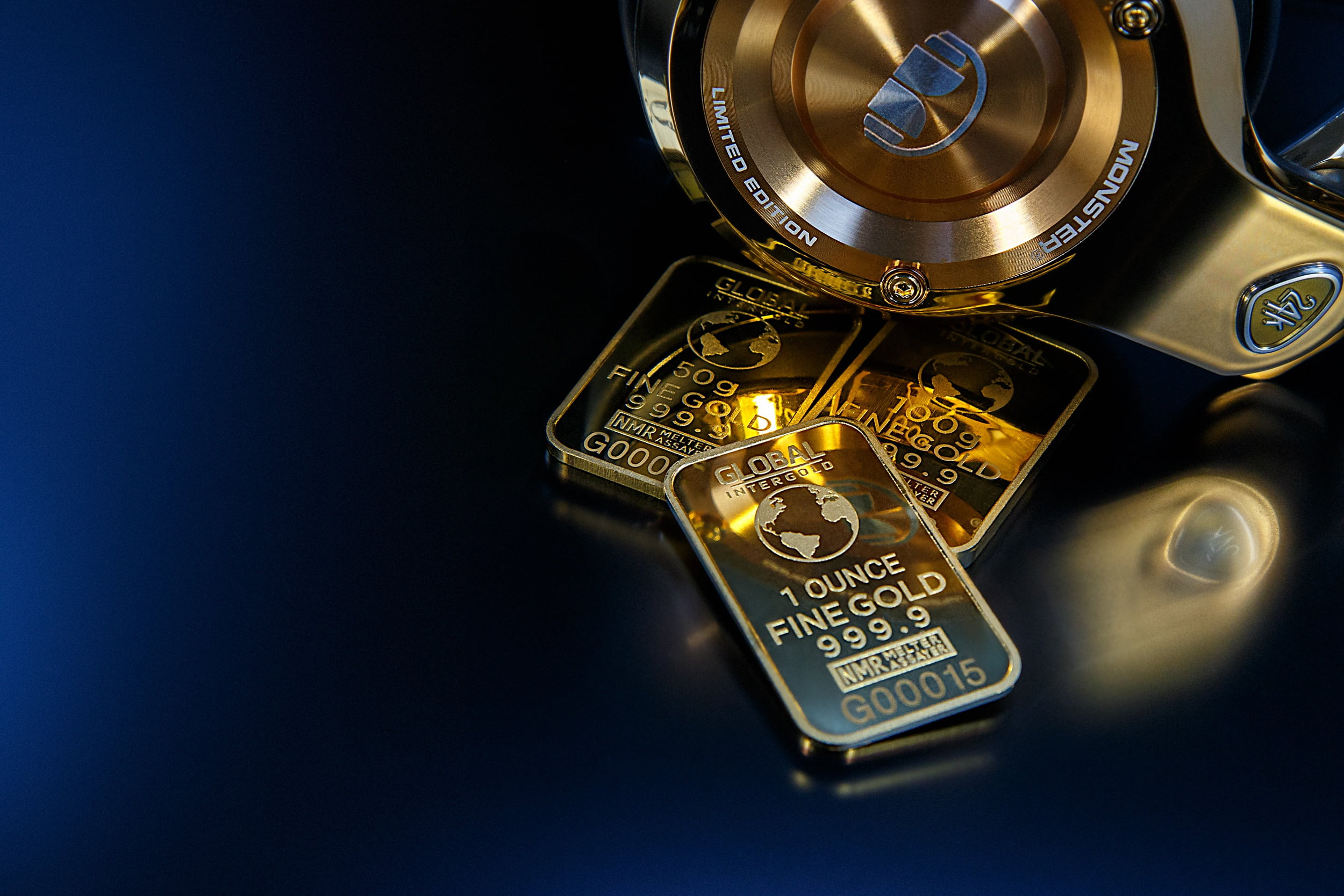 global intergold, metal, wealth, ingot, business, ounce, jewelry, economy, high angle view, financial, copy space, success, studio shot, investment, silver colored, HD Wallpaper