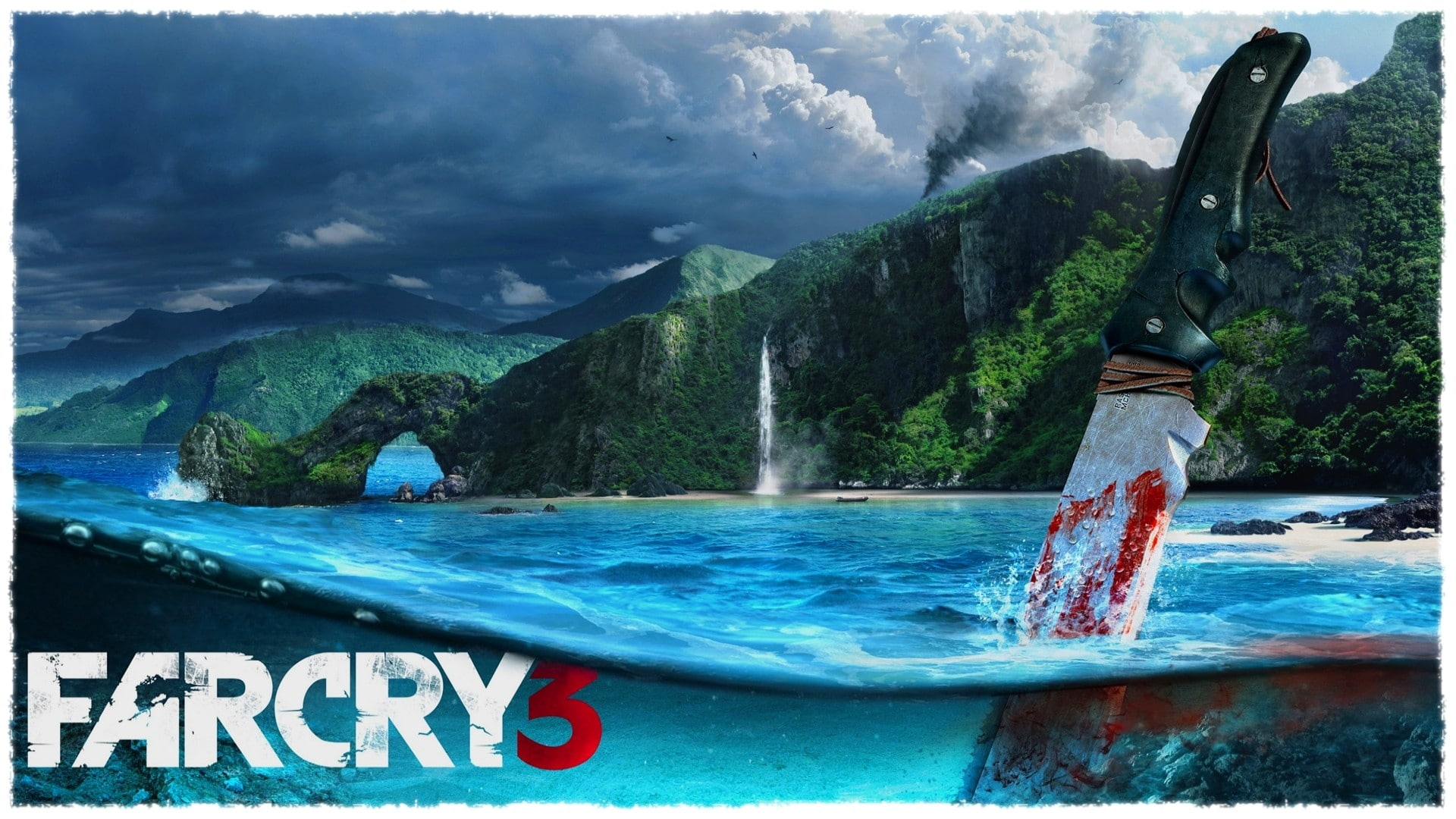 farcry, beaches, Video Games, nature, x, video, cry, games, knives, art, hd, beach, 1080P, far, HD Wallpaper