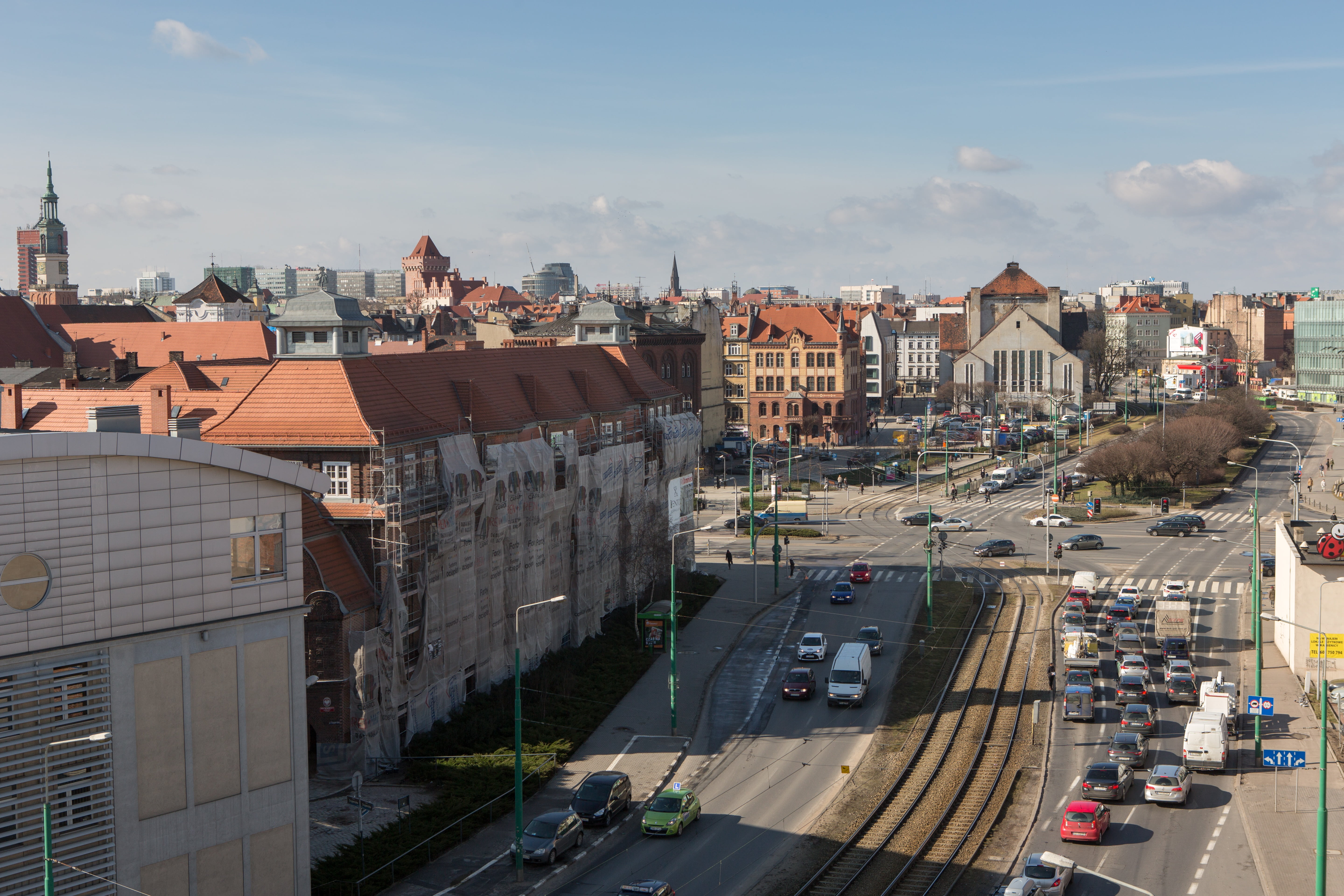 city, outdoors, sky, hiking trails, building exterior, cityscape, estkowskiego, motor vehicle, architecture, cloud - sky, tourism, panorama, transportation, HD Wallpaper