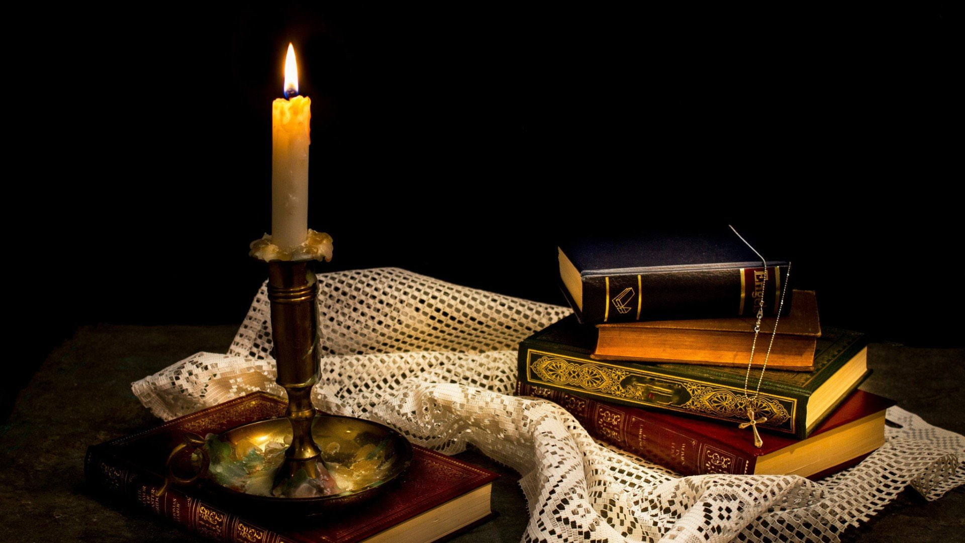 ink well, burning, fire, candlestick holder, Old, publication, antique, dark, book, no people, lighting equipment, black background, still life, fire - natural phenomenon, HD Wallpaper
