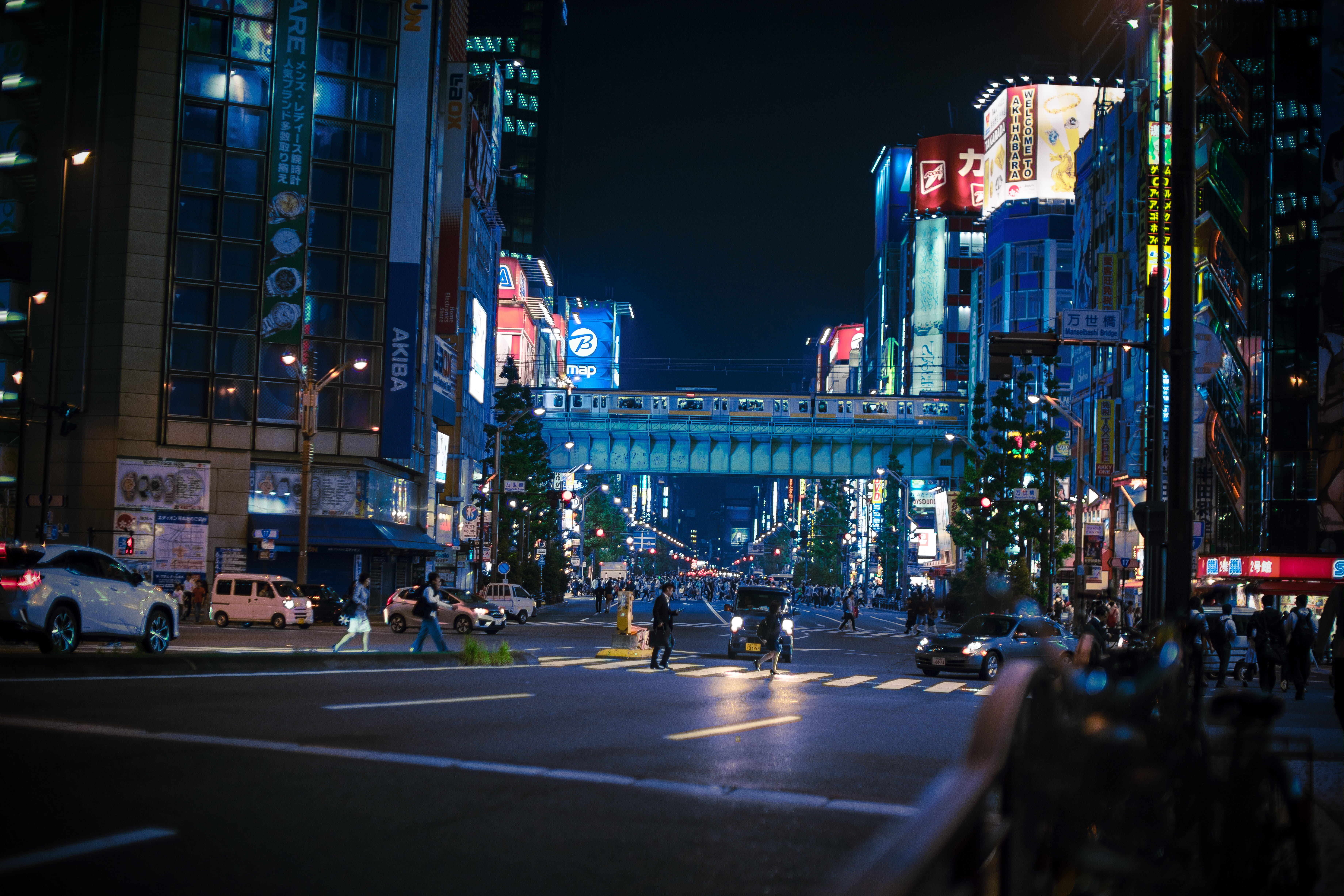 shibuya, modern, asian, city street, 5K, large group of people, real people, built structure, illuminated, tokyo, outdoors, japan, sony, cityscape, office building exterior, HD Wallpaper