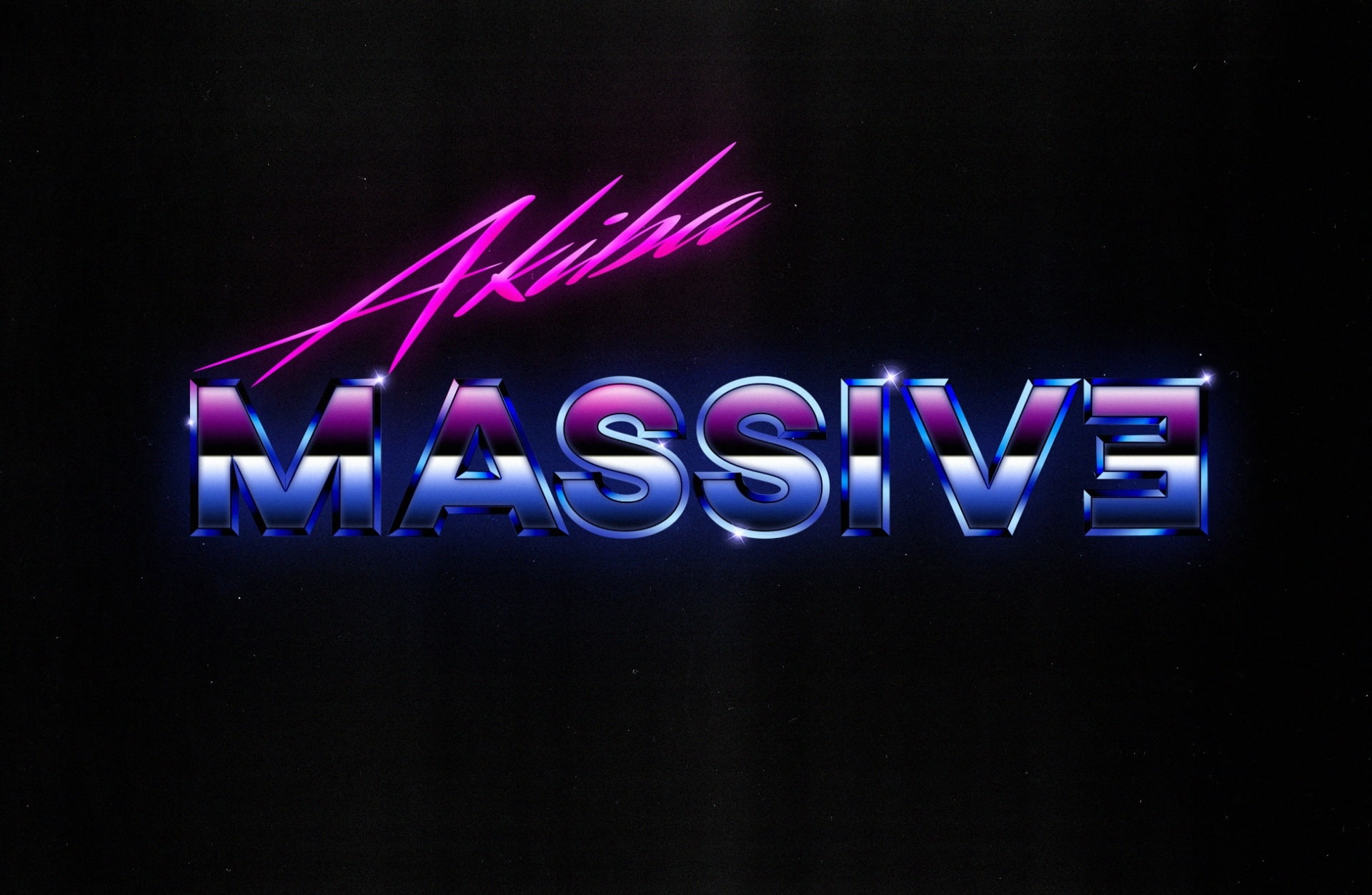 glowing, communication, western script, akiba, 1080P, Massive, Artistic, purple, 80s, black background, akihabara, blue, indoors, neon, multi colored, HD Wallpaper