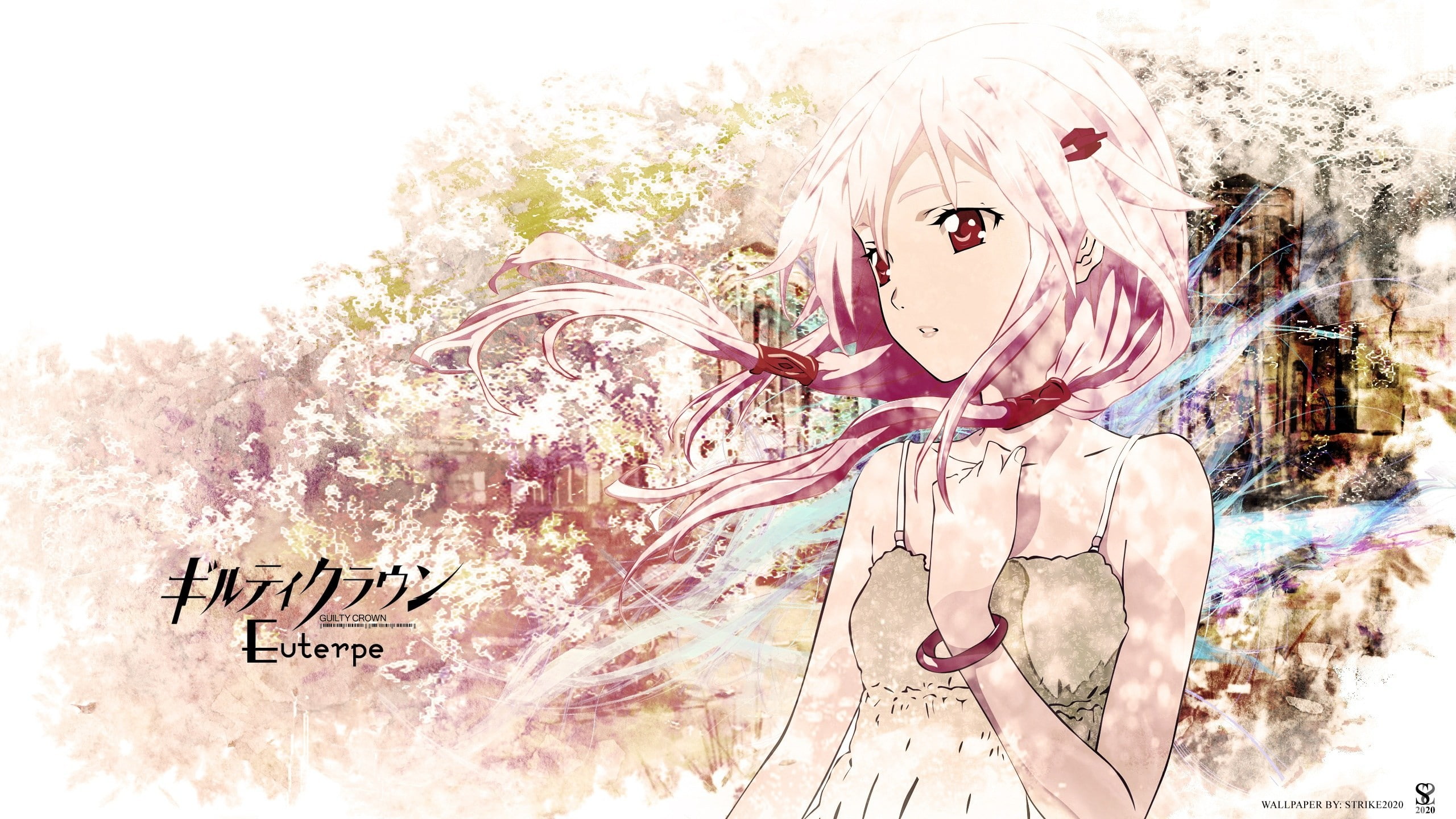 Yuzuriha Inori, manga, Guilty Crown, 2K, HD Wallpaper