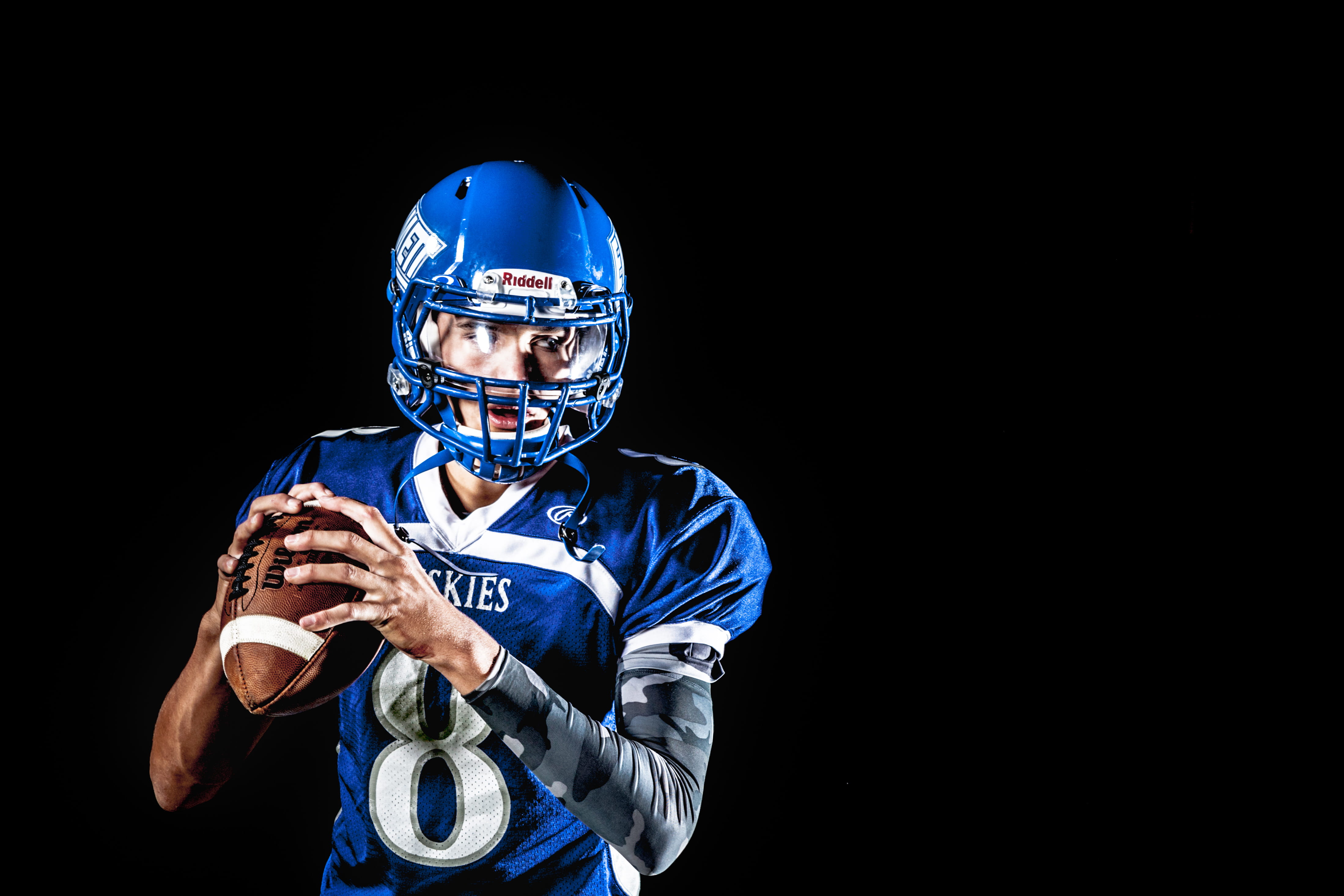 athlete, adult, sports equipment, uniform, royalty  images, man, clothing, studio shot, looking at camera, portrait, copy space, one person, helmet, sports helmet, HD Wallpaper