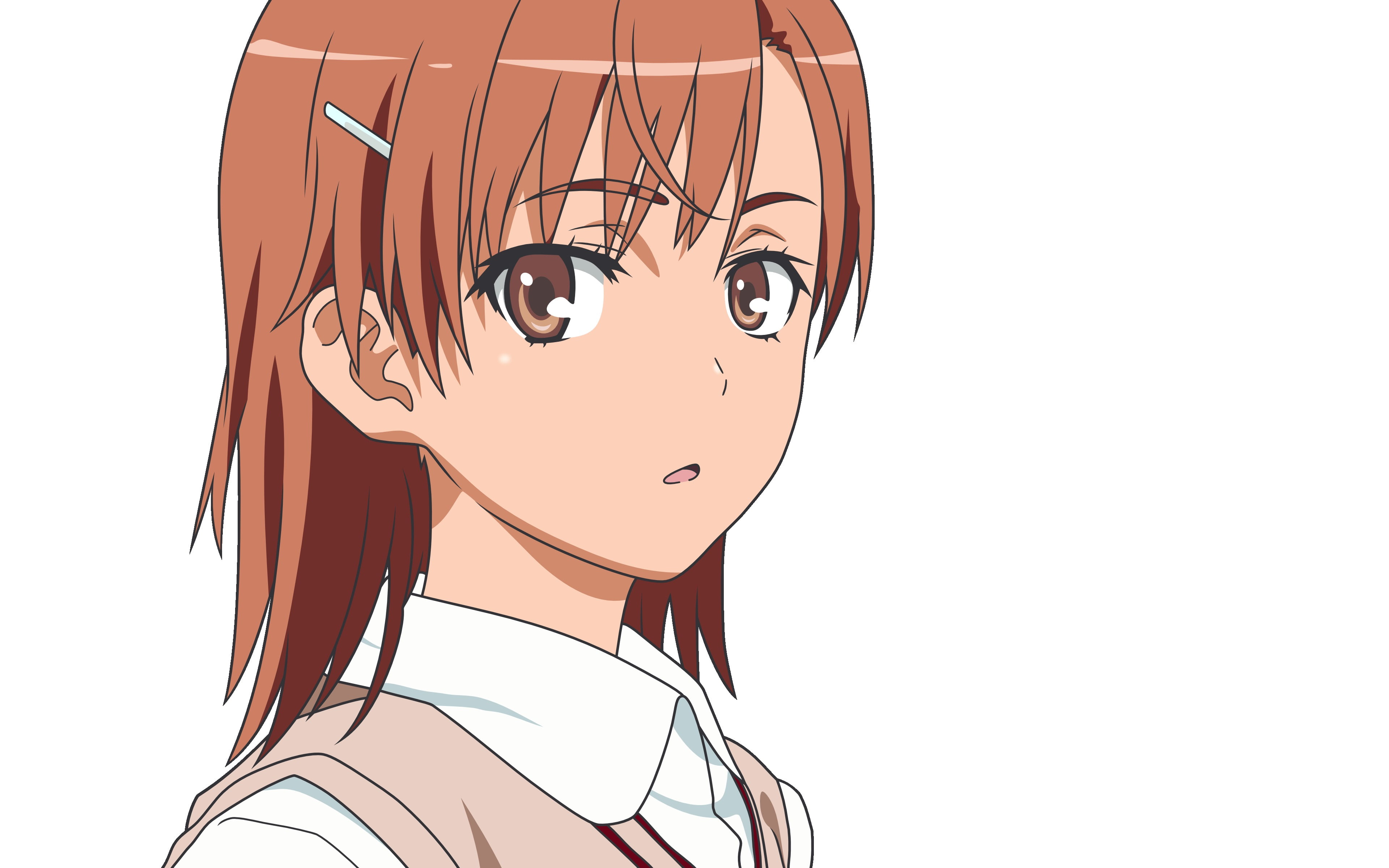 one person, lifestyles, human representation, copy space, anime girls, studio shot, communication, close-up, still life, activity, character, Misaka Mikoto, HD Wallpaper