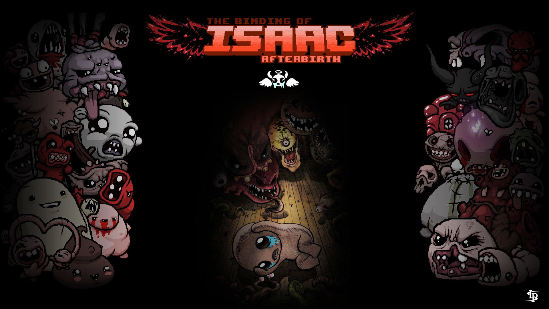 luck, celebration, communication, The Binding of Isaac: Rebirth, female likeness, festival, creativity, multi colored, indoors, no people, art and craft, HD Wallpaper