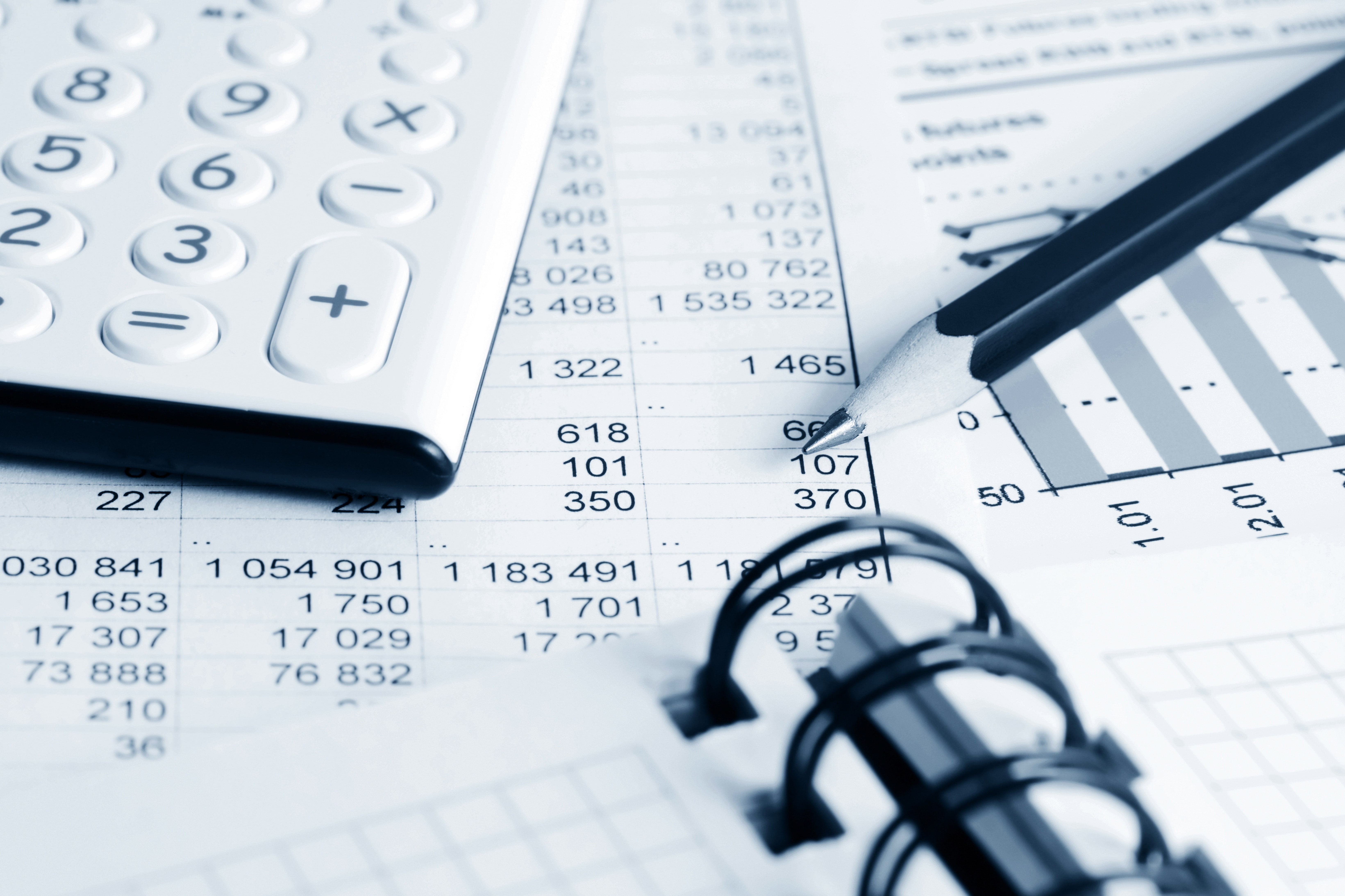 economy, 5K, finance costs, pens, calculator, paper, HD Wallpaper