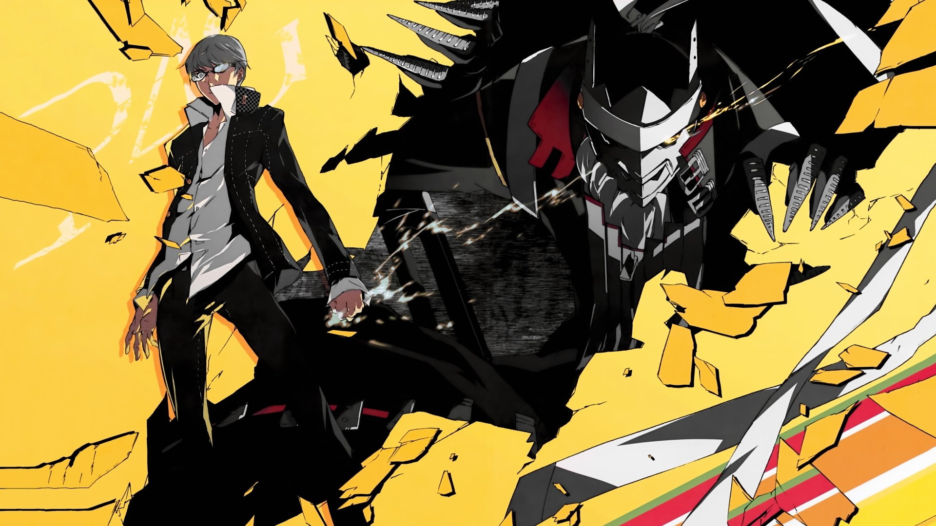 Shin Megami Tensei Series, anime, 1080P, video games, Persona 4, Narukami Yu, HD Wallpaper