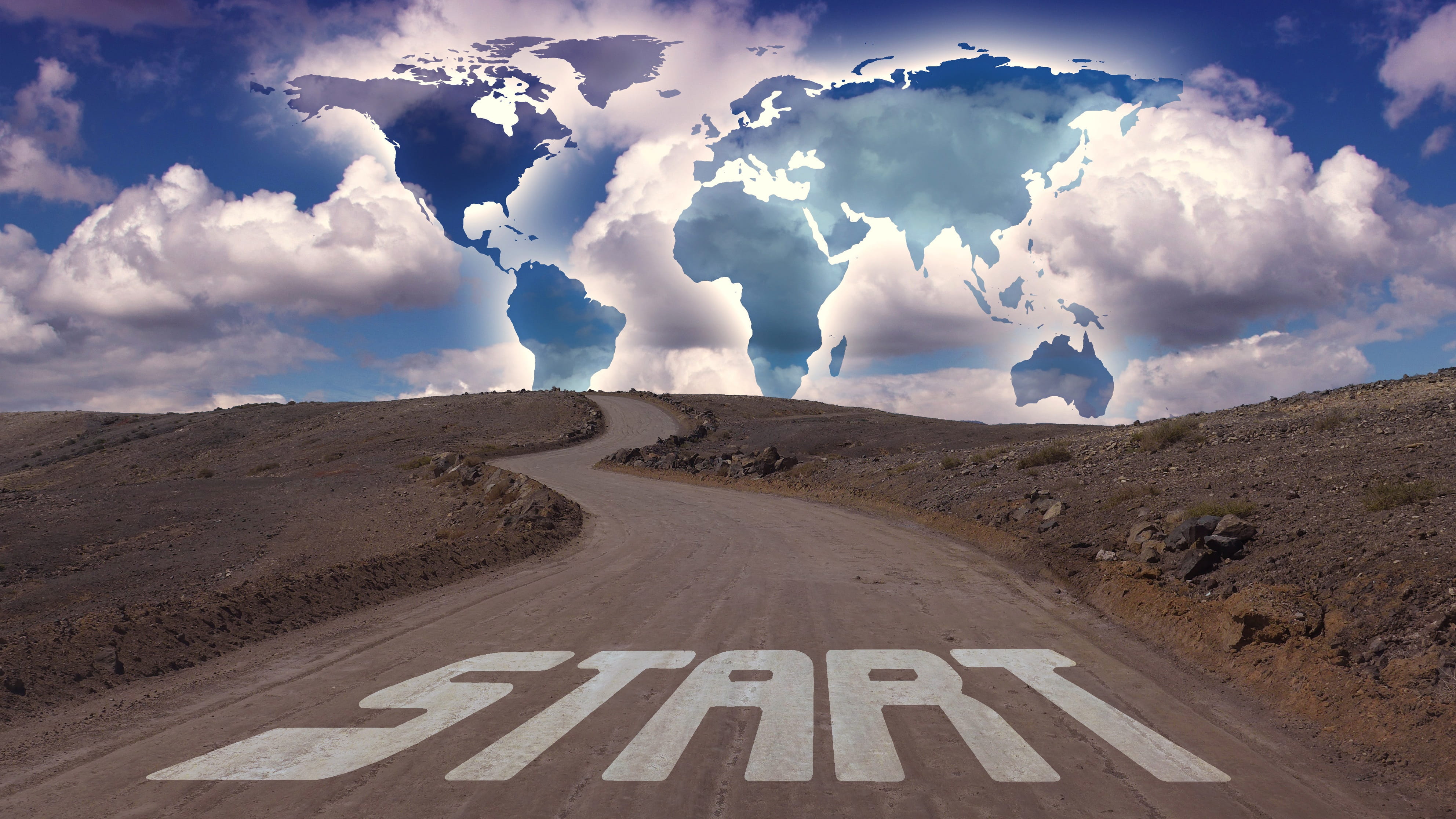 stop, sky, proposal, desert, projects, world, direction, outdoors, scenics - nature, estimate, plan, attachment, intention, the way forward, landscape, HD Wallpaper