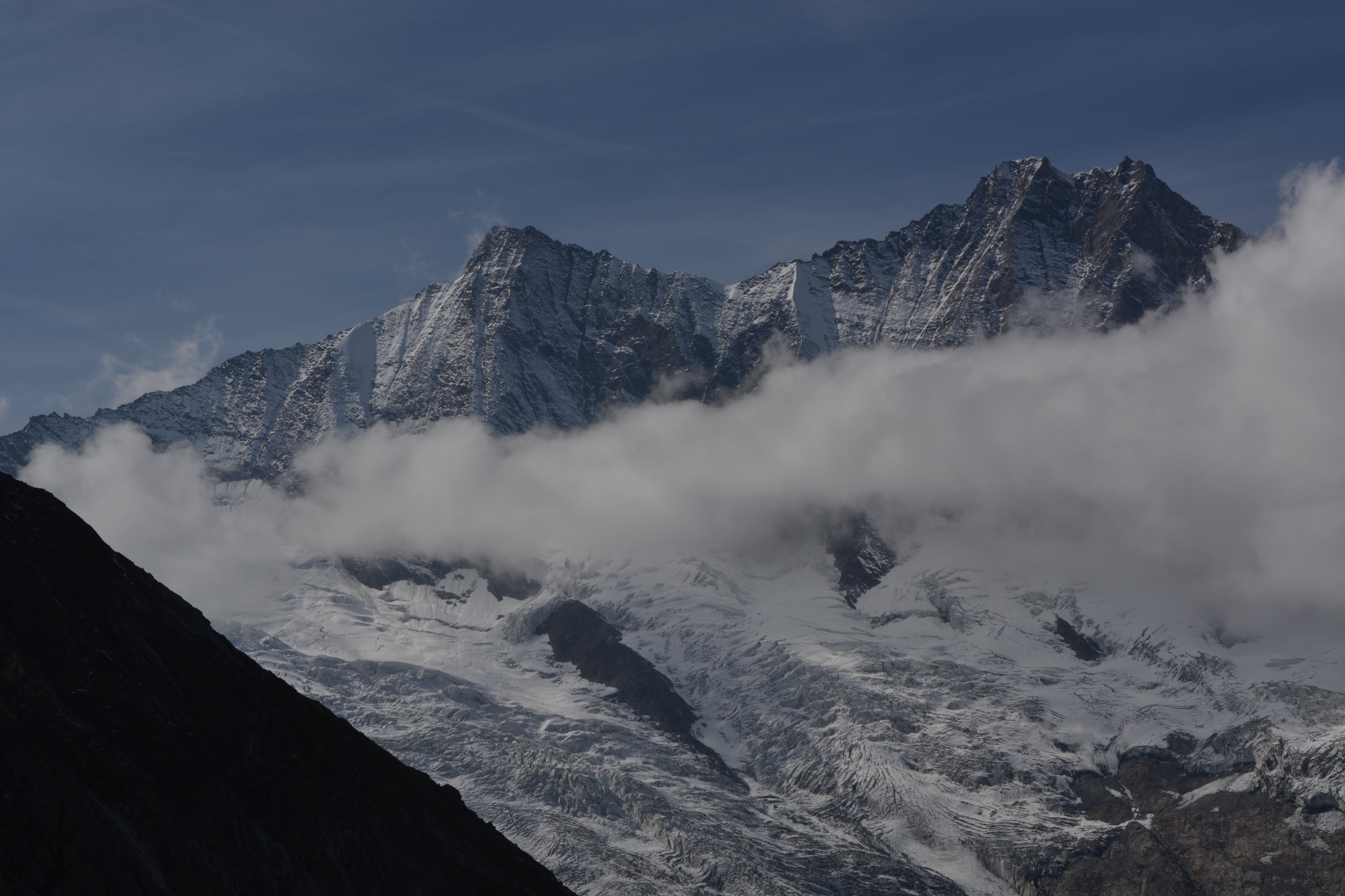 snow, mountain, switzerland, mountain peak, tree, cold temperature, environment, holidays, cloud - sky, non-urban scene, landscape, mountain range, coniferous tree, HD Wallpaper