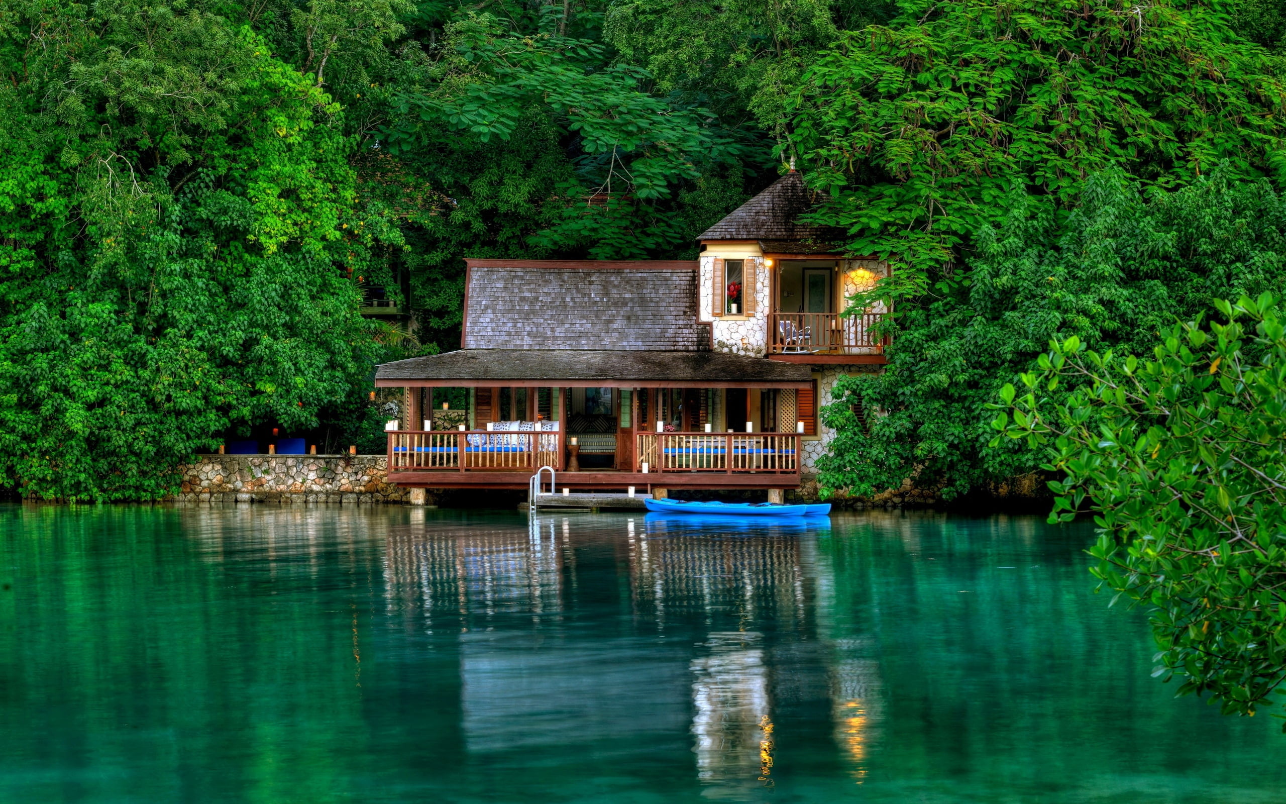 nautical Vessel, wood - Material, old, green, jungle, plant, tranquility, famous Place, tree, tourism, building, history, day, scenics, brown, travel Destinations, HD Wallpaper