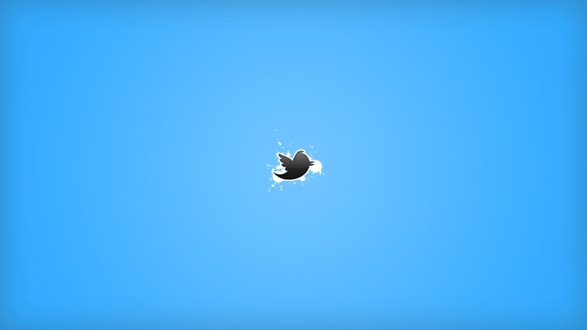 480P, blue background, brand, art, background, twitter, blue, logo, HD Wallpaper