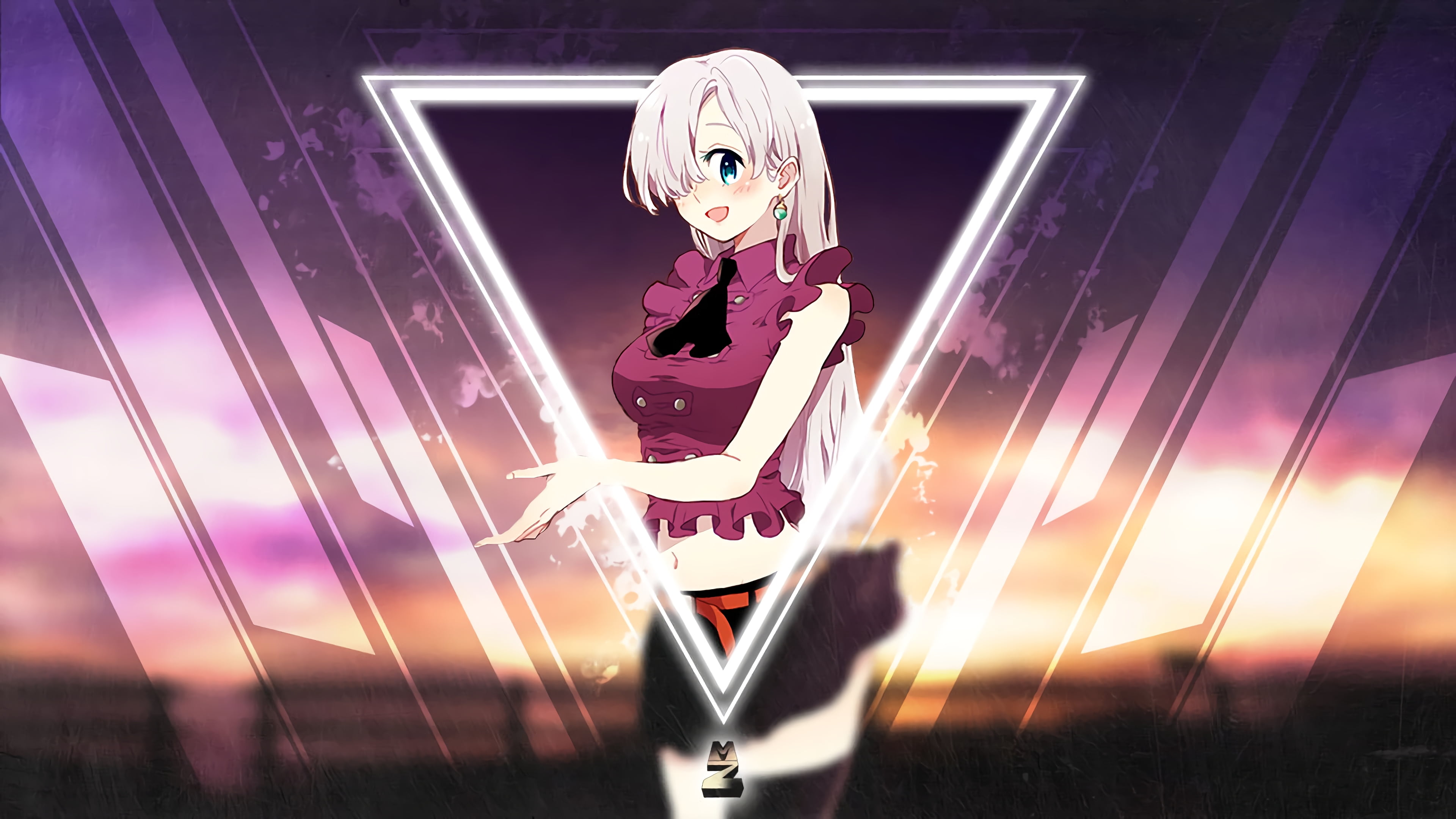 The Seven Deadly Sins, Elizabeth Liones, 4K, Anime, HD Wallpaper