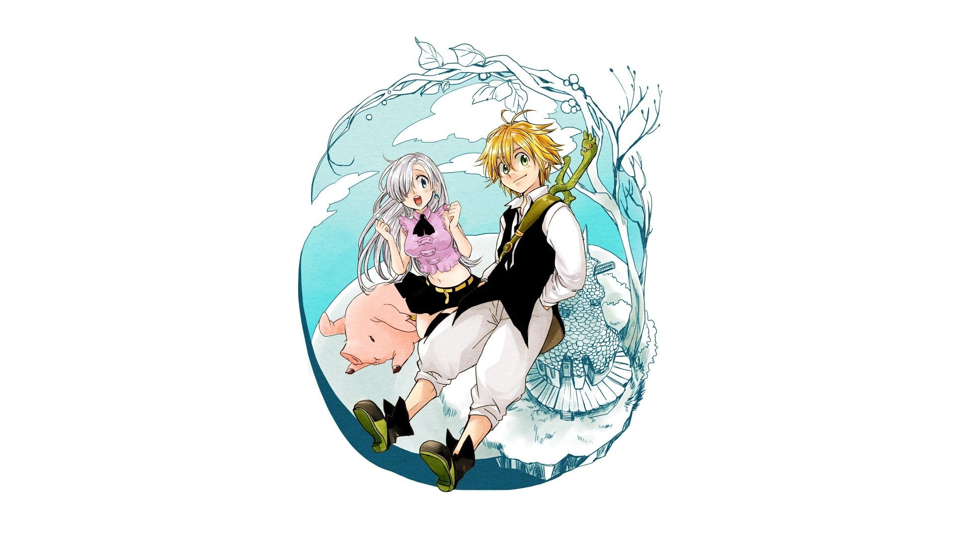 1080P, Nanatsu No Taizai, Elizabeth Liones, HD Wallpaper