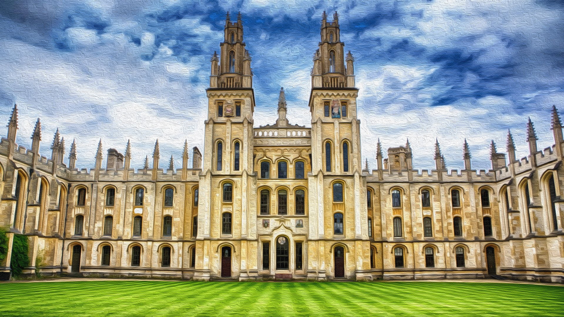 1080P, Buildings, Building, Artistic, Oxford University, HD Wallpaper