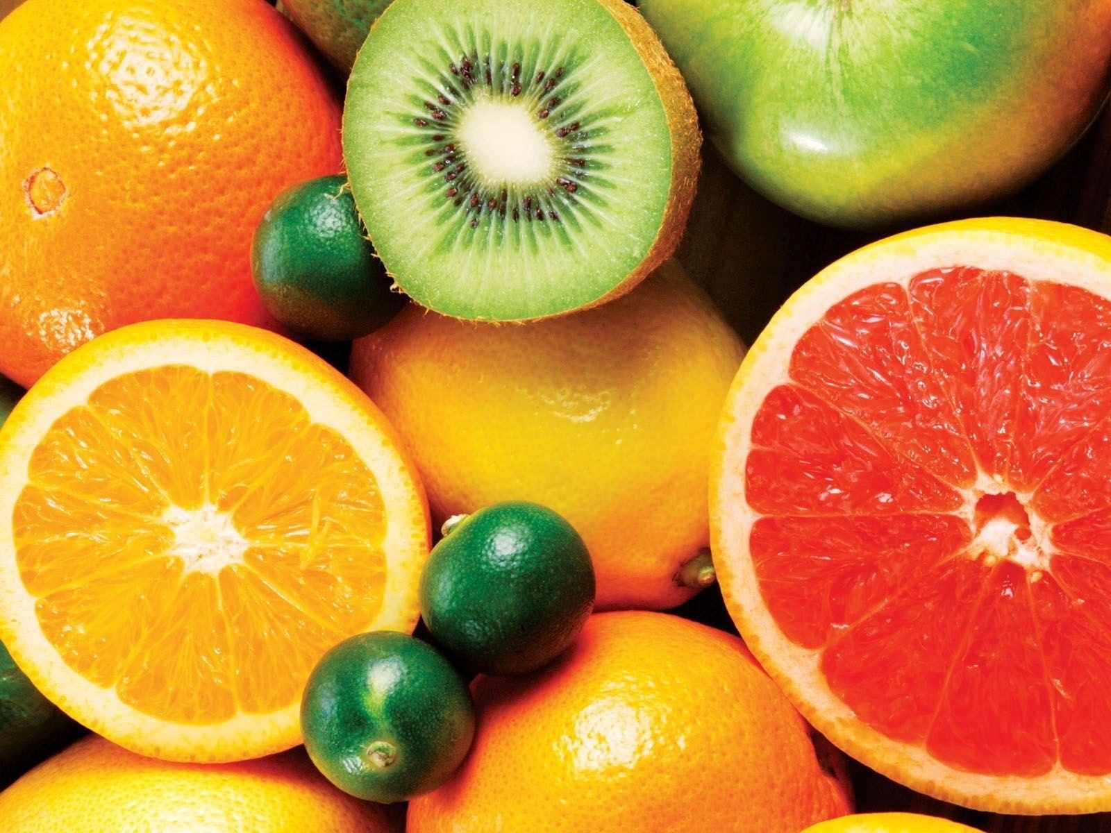 juicy, green color, indoors, 720P, lime, ripe, Fruit, slice, no people, food and drink, healthy eating, citrus fruit, still life, close-up, orange color, HD Wallpaper