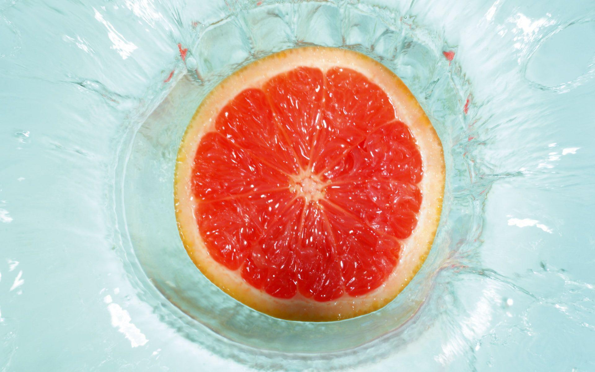 1080P, grapefruit, water, photography, orange, 1920x1200, fruit, HD Wallpaper