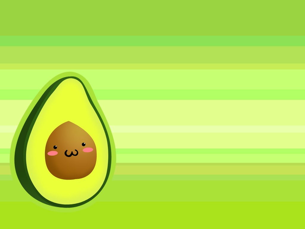 Humor, 480P, Cartoon, Food, Artistic, Avocado, HD Wallpaper
