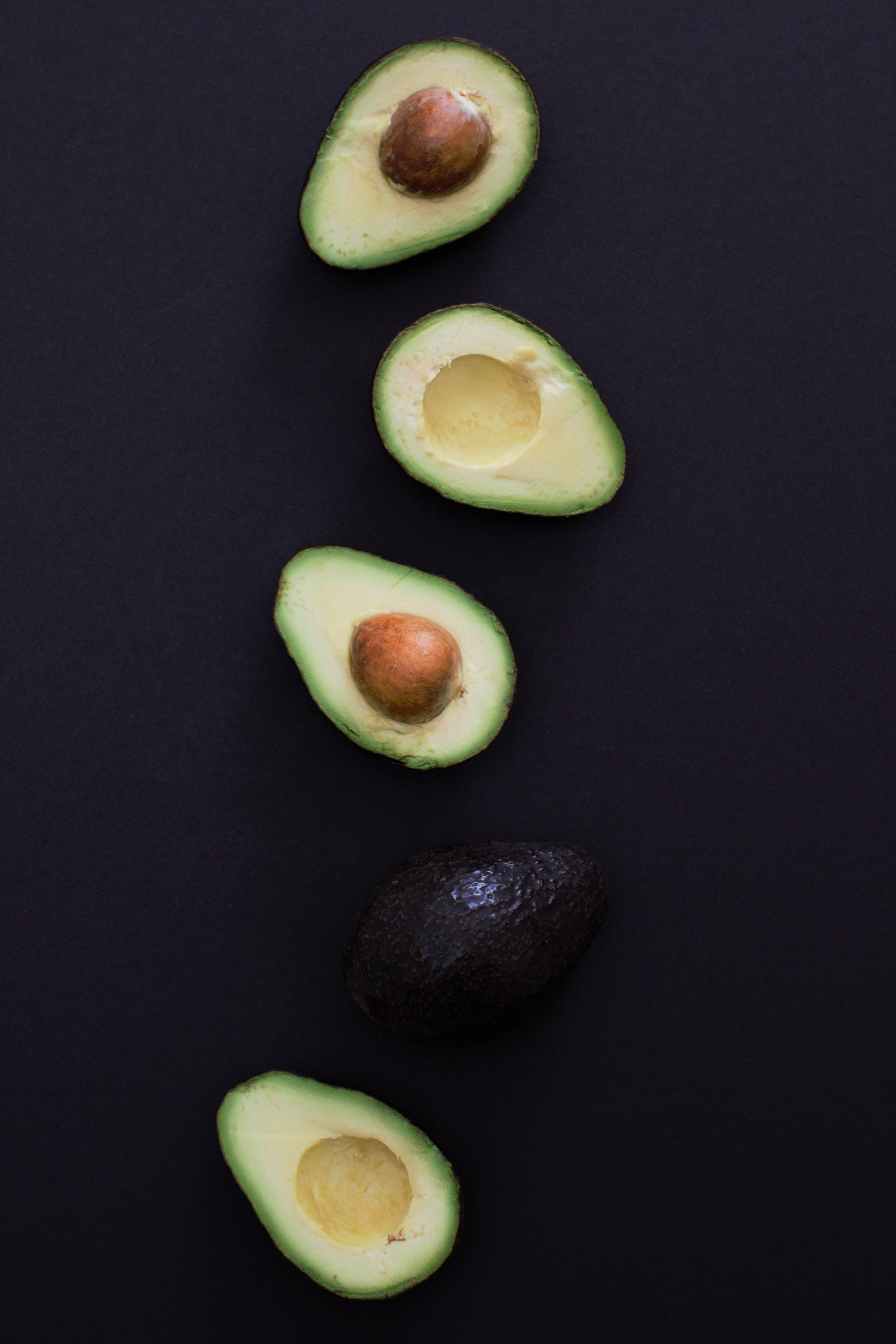 indoors, wellbeing, group of objects, healthy eating, high angle view, avocado, freshness, still life, ripe, food and drink, fruit, food, close-up, slice, Phone HD Wallpaper