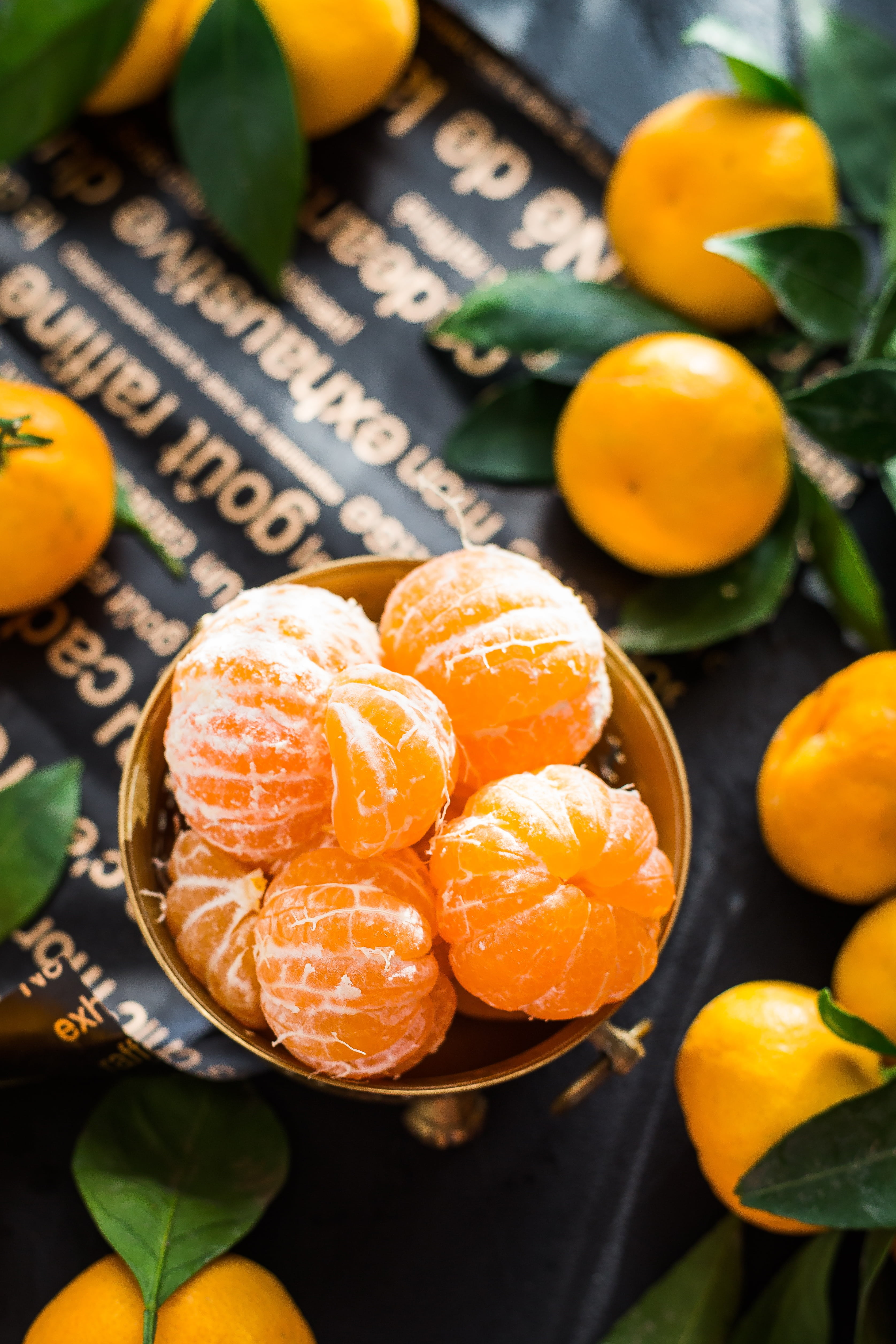 high angle view, food and drink, food, sunlight, no people, focus on foreground, table, clementines, close-up, ripe, sweet food, still life, wellbeing, Phone HD Wallpaper