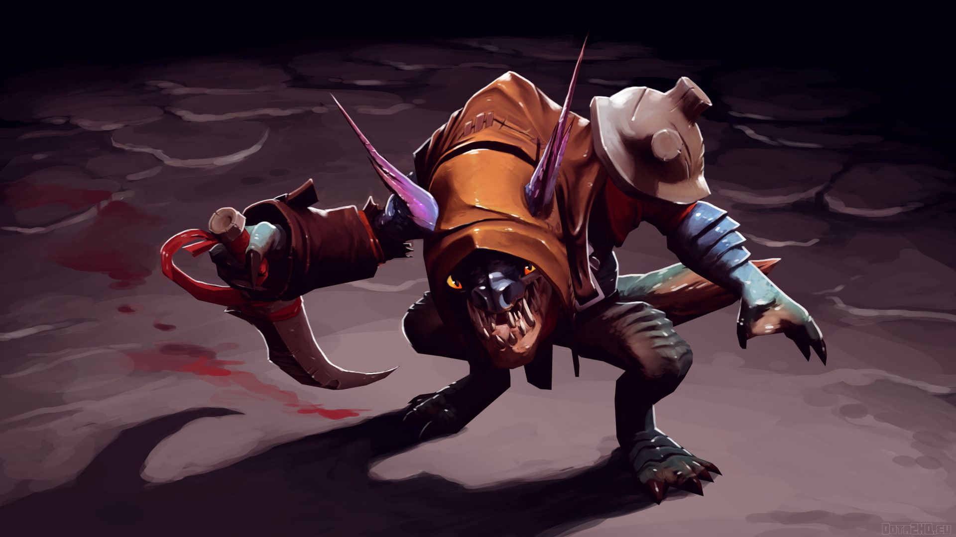 art, slark, dota, 1080P, HD Wallpaper