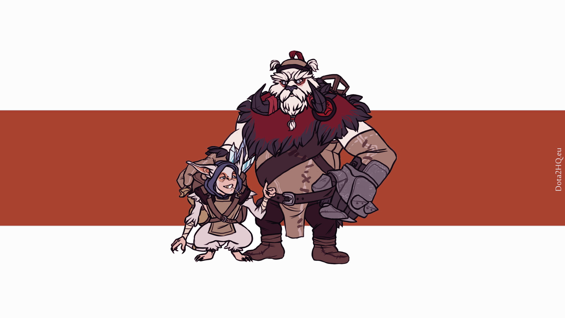 meepo, tusk, 1080P, dota, HD Wallpaper