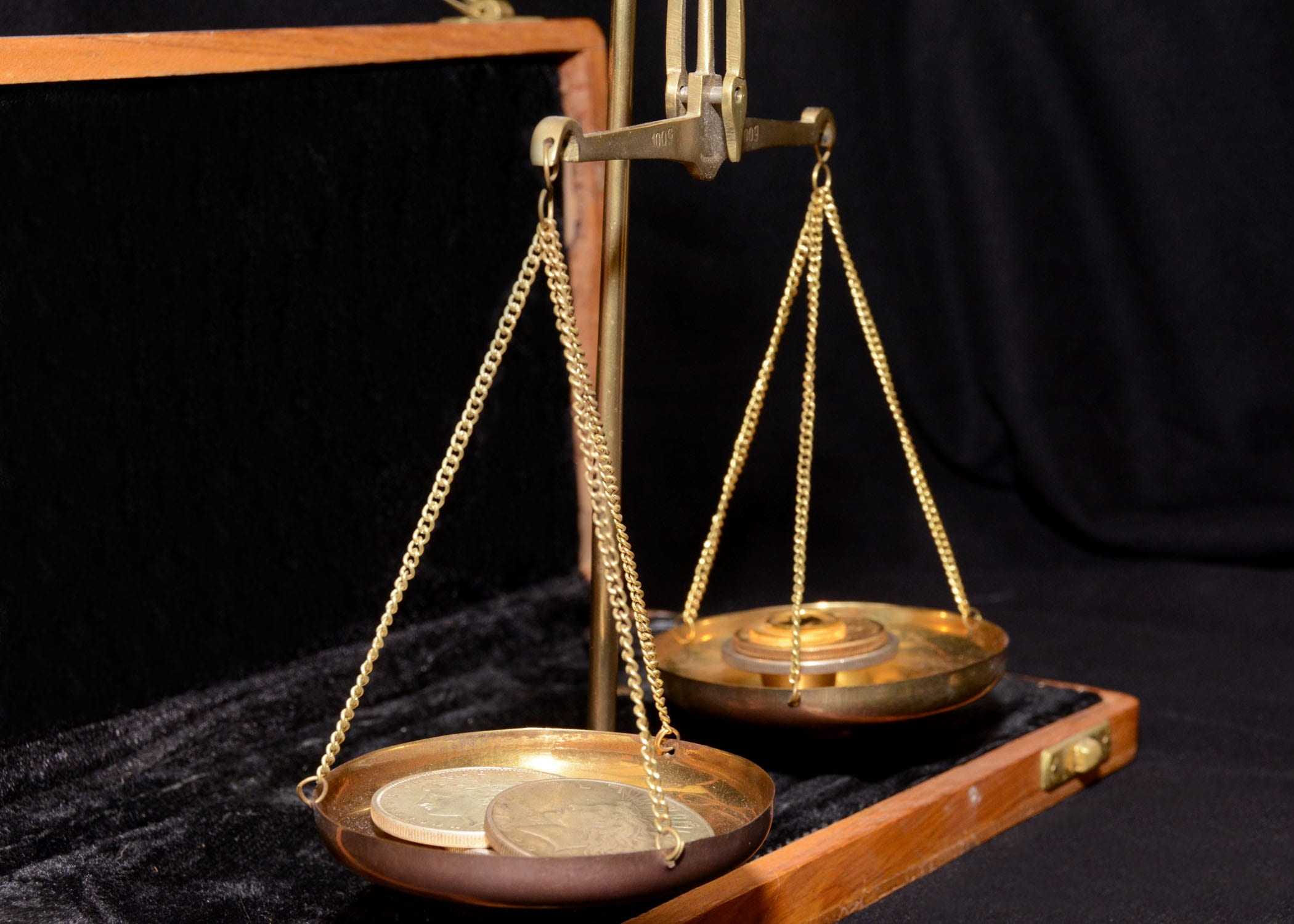 business, small group of objects, no people, indoors, tool, old, instrument, weight, photo, apothecary, justice - concept, black background, legal system, HD Wallpaper