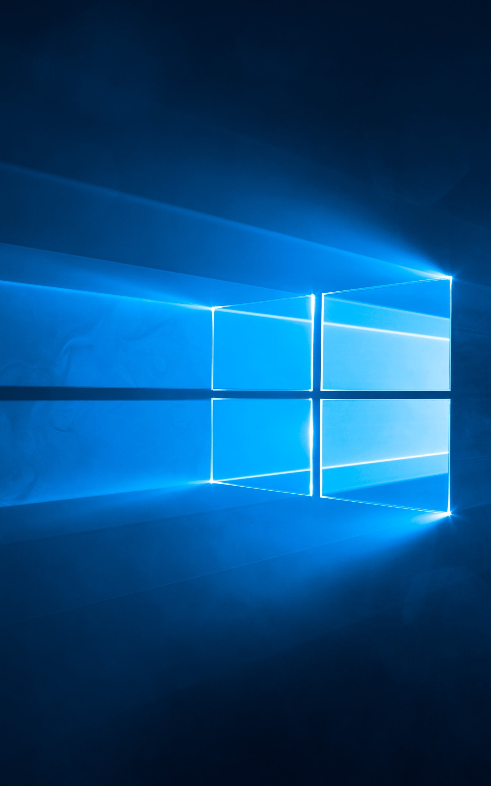 Windows 10, sky, blue, Microsoft Windows, technology, electricity, abstract, glass - material, pattern, forecasting, light - natural phenomenon, laser, Phone HD Wallpaper