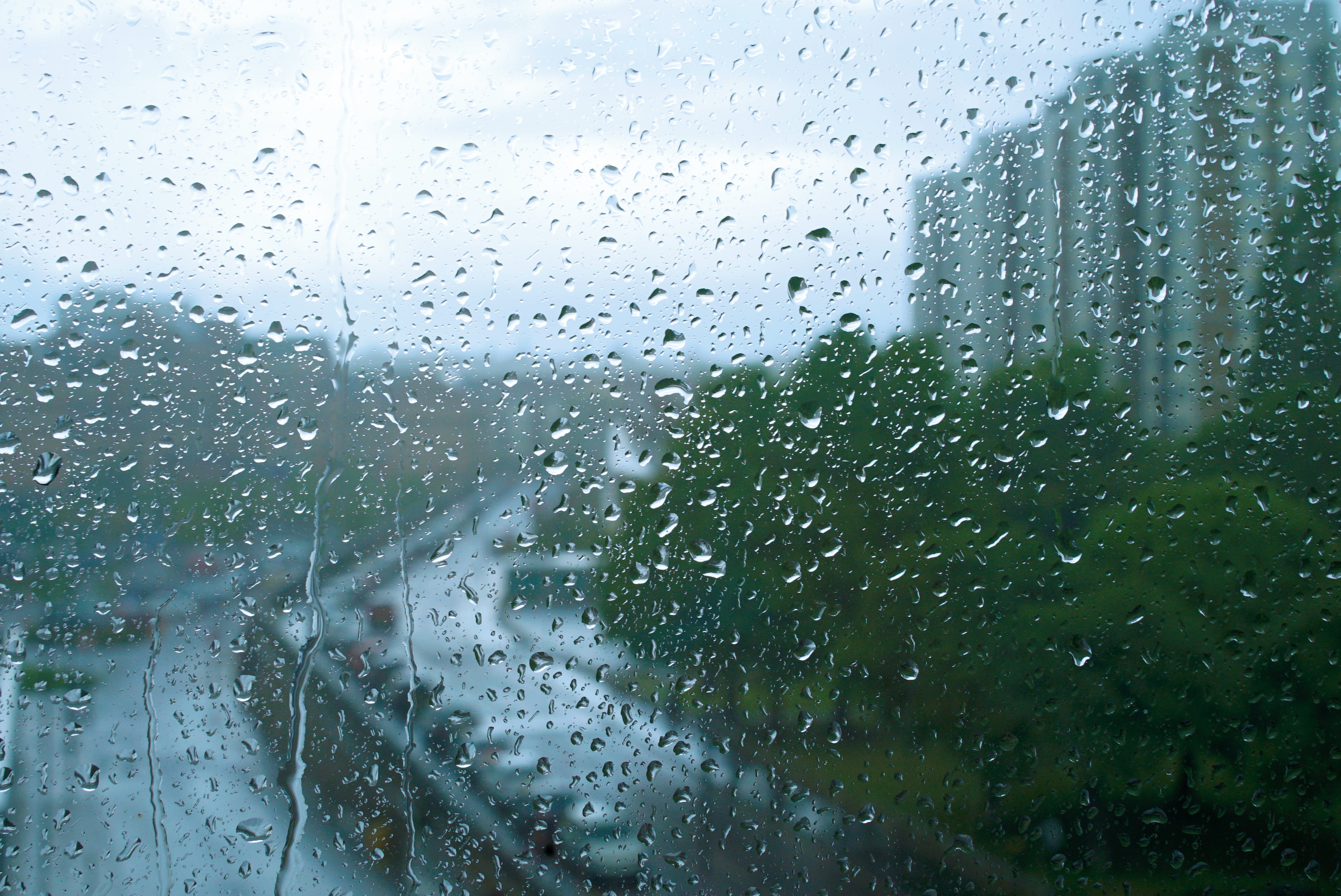 no people, architecture, storm, transportation, mode of transportation, raindrop, wet, indoors, built structure, drop, light, glass, nature, glass - material, HD Wallpaper