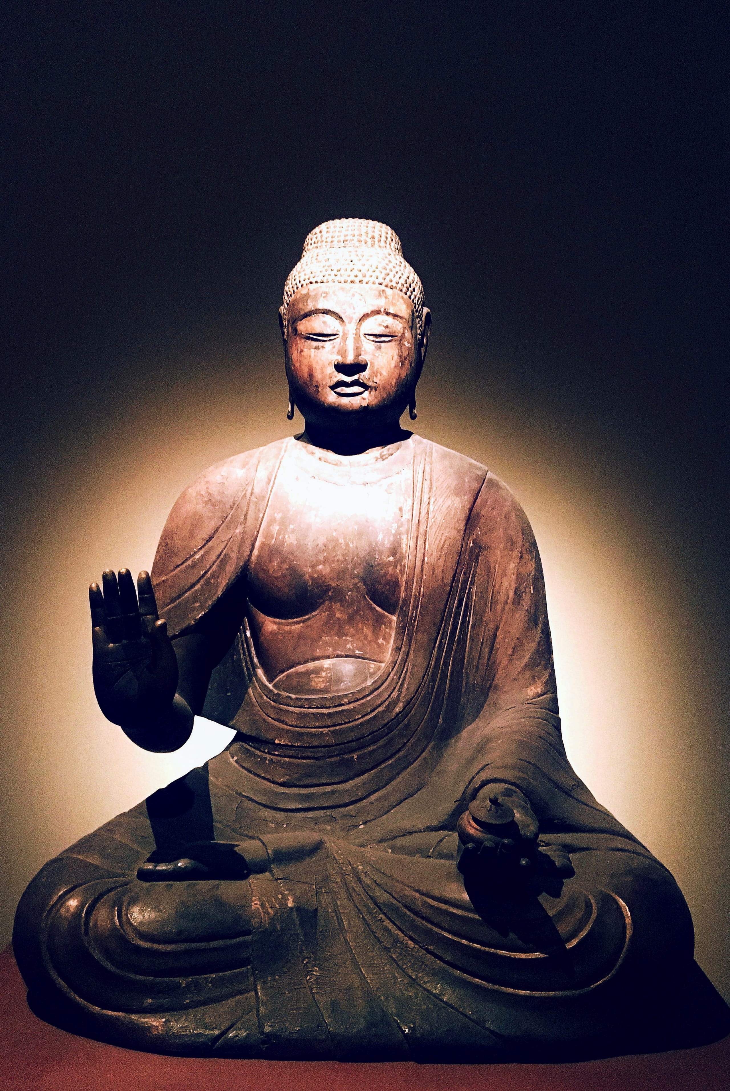 human representation, spirituality, carving, idol, buddha, 2K, stats, representation, creativity, no people, eastern culture, calture, male likeness, architecture, Phone HD Wallpaper