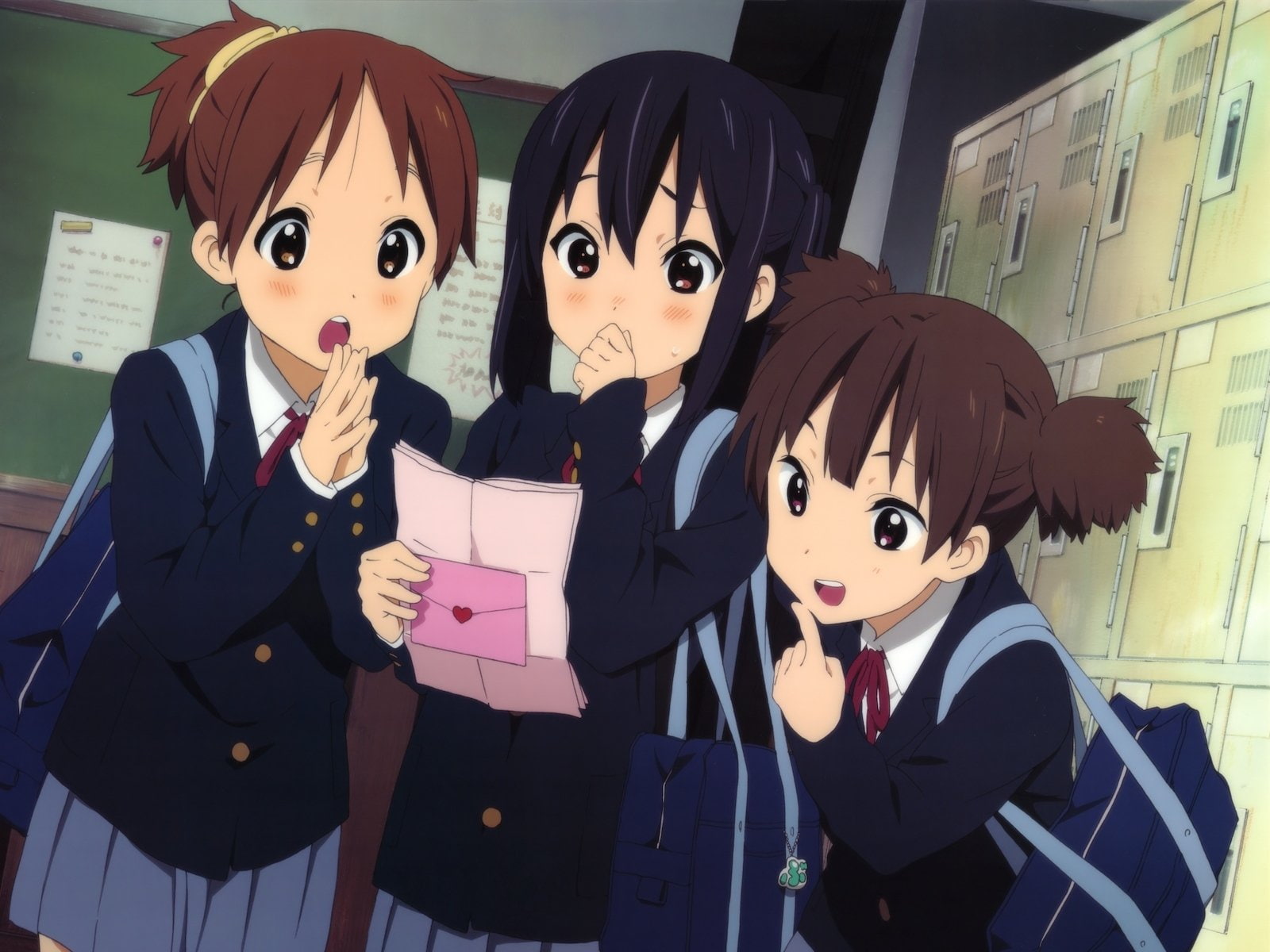 Anime, Jun Suzuki, Ui Hirasawa, 720P, Azusa Nakano, K-ON!, HD Wallpaper