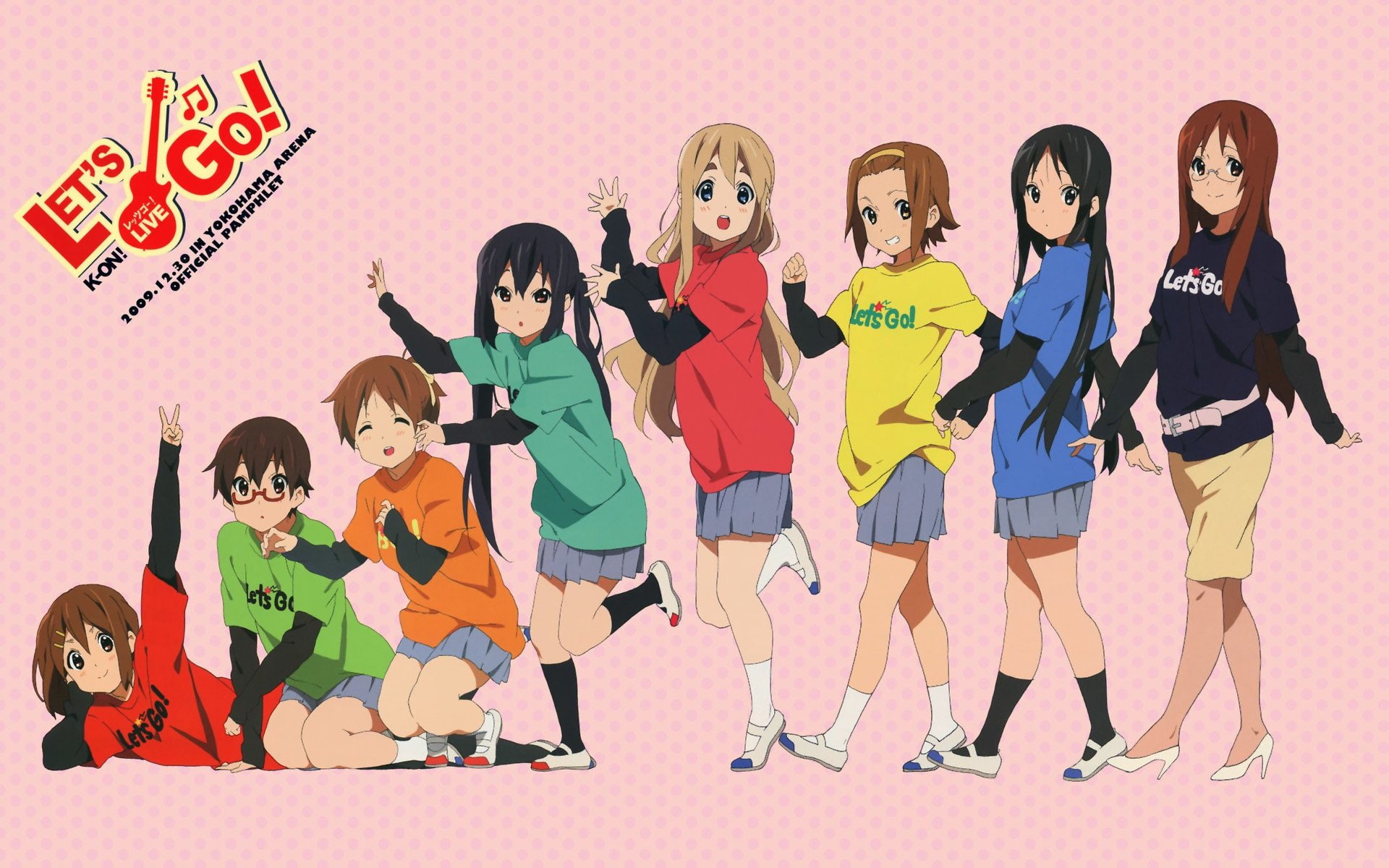 Jun Suzuki, Yui Hirasawa, Anime, K-ON!, Azusa Nakano, 1080P, Nodoka Manabe, Sawako Yamanaka, Tsumugi Kotobuki, Ritsu Tainaka, Mio Akiyama, Ui Hirasawa, HD Wallpaper