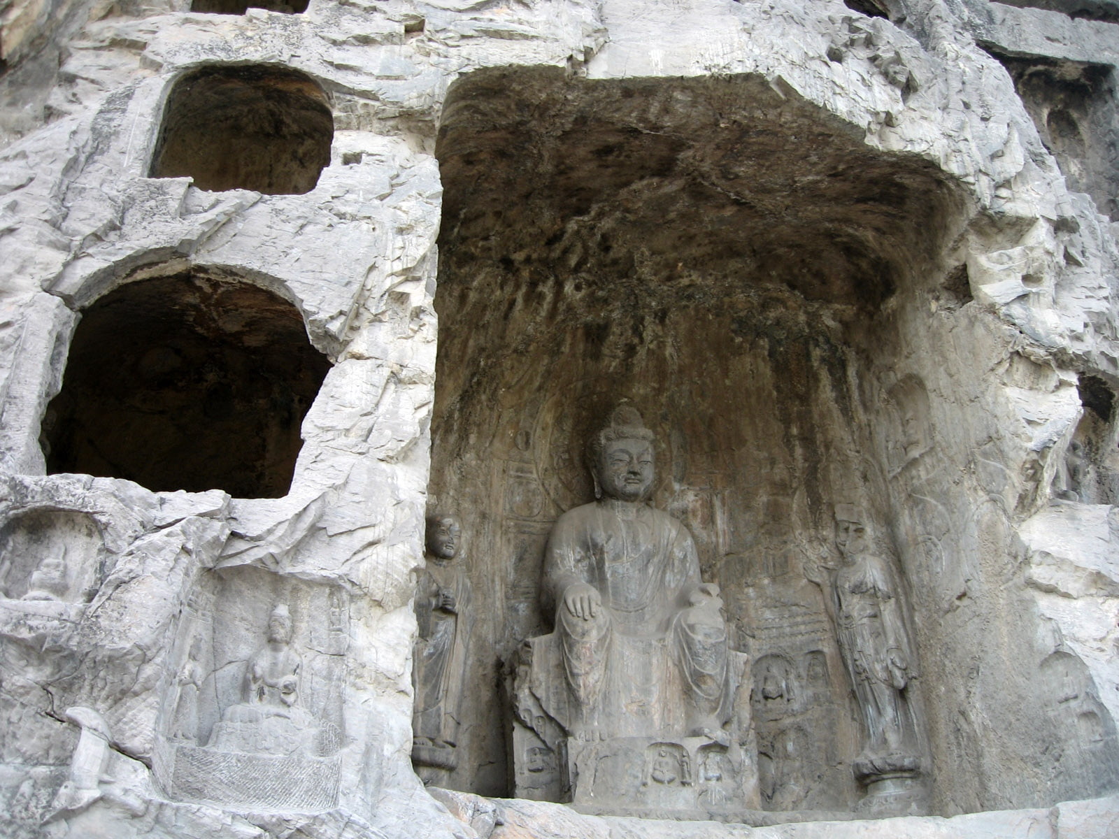 built Structure, old, church, stone, europe, asia, cave, 720P, religion, buddha, male likeness, spirituality, travel, stone Material, gautama, no people, HD Wallpaper